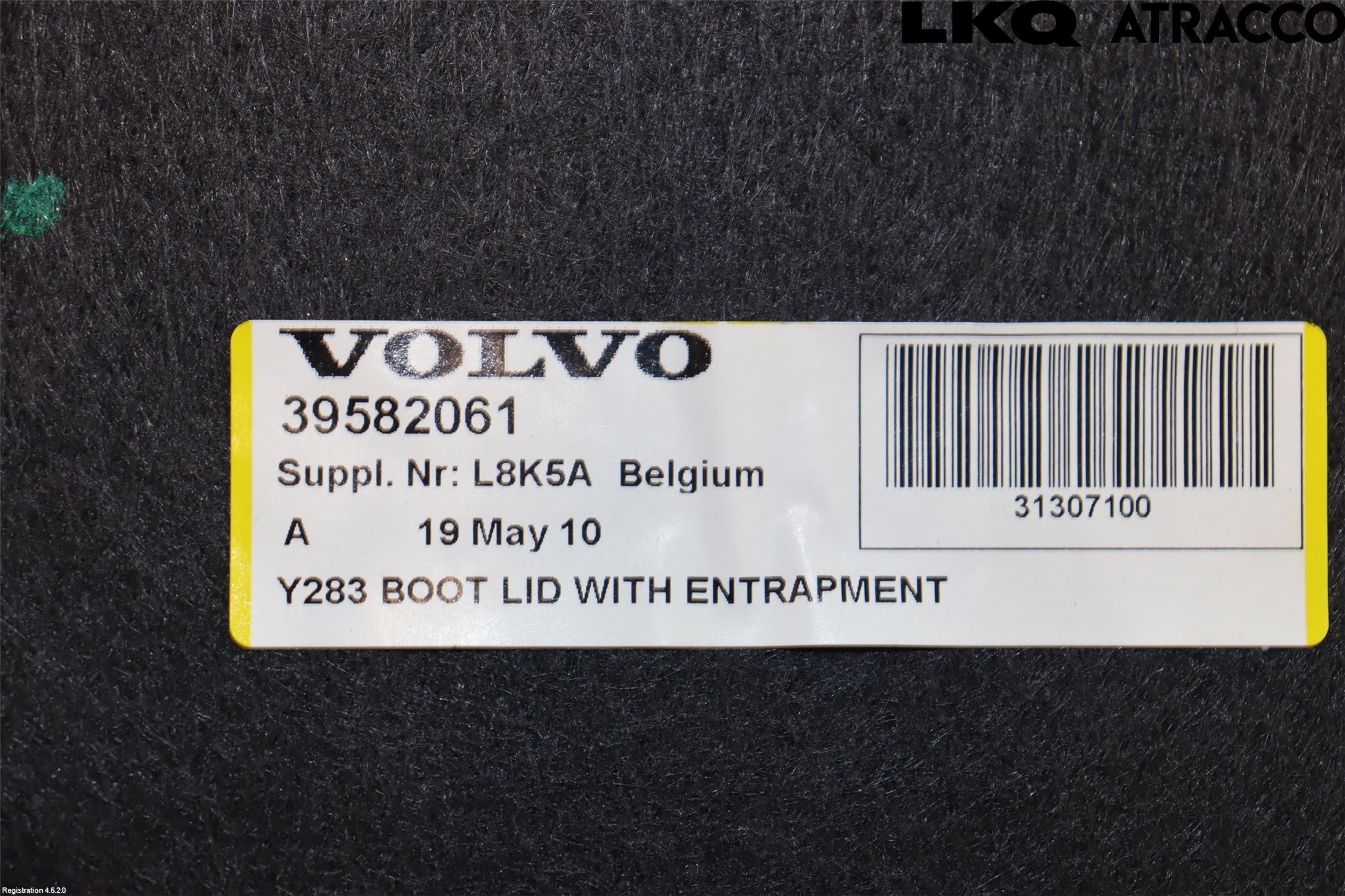 Volvo S60 11-13 Innr Bakluketrekk