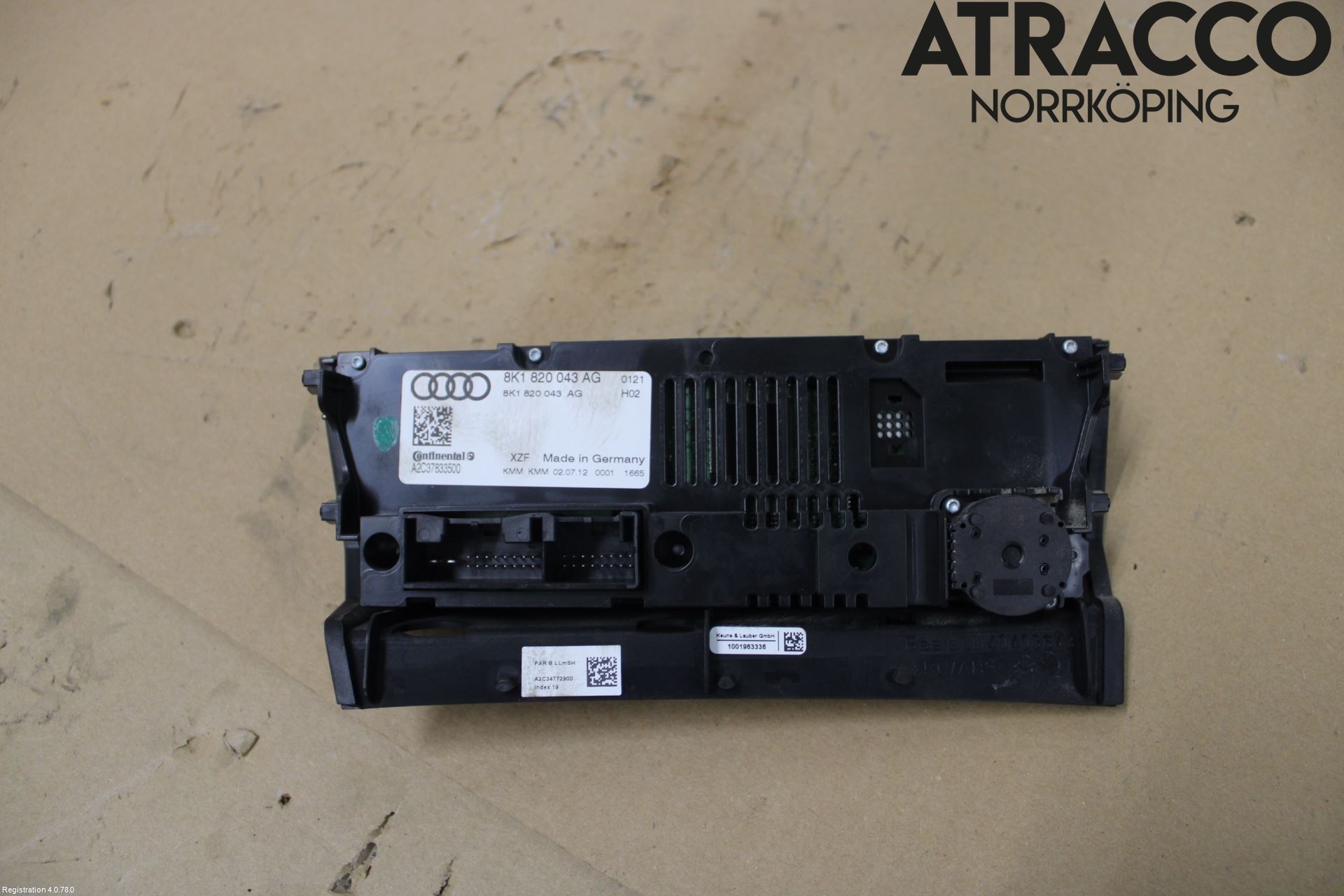 Audi A4 12-15 Varmeapparat Panel(Regulering)