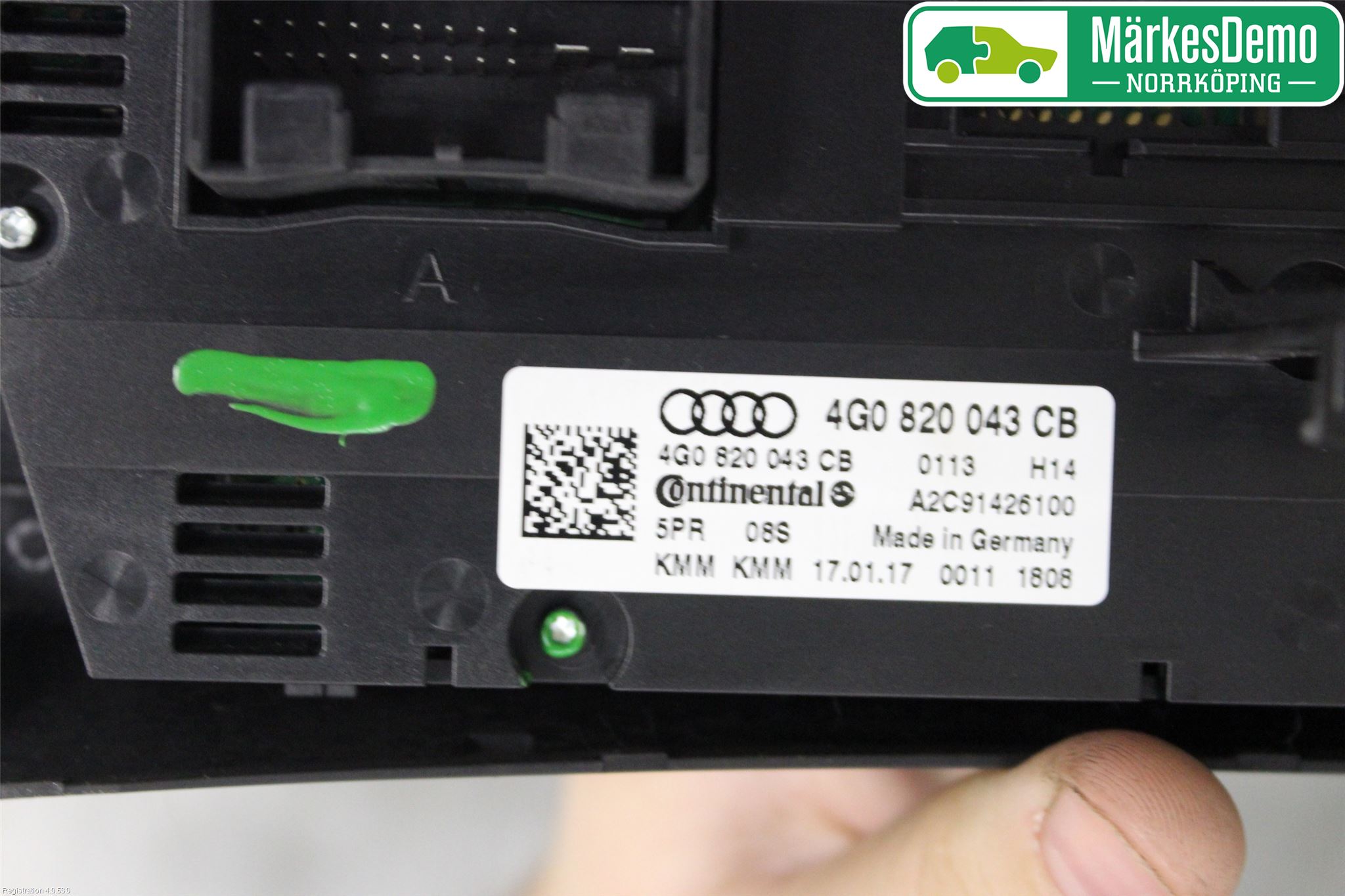 Audi A6/S6 4G 11-18 Varmeapparat Panel(Regulering)