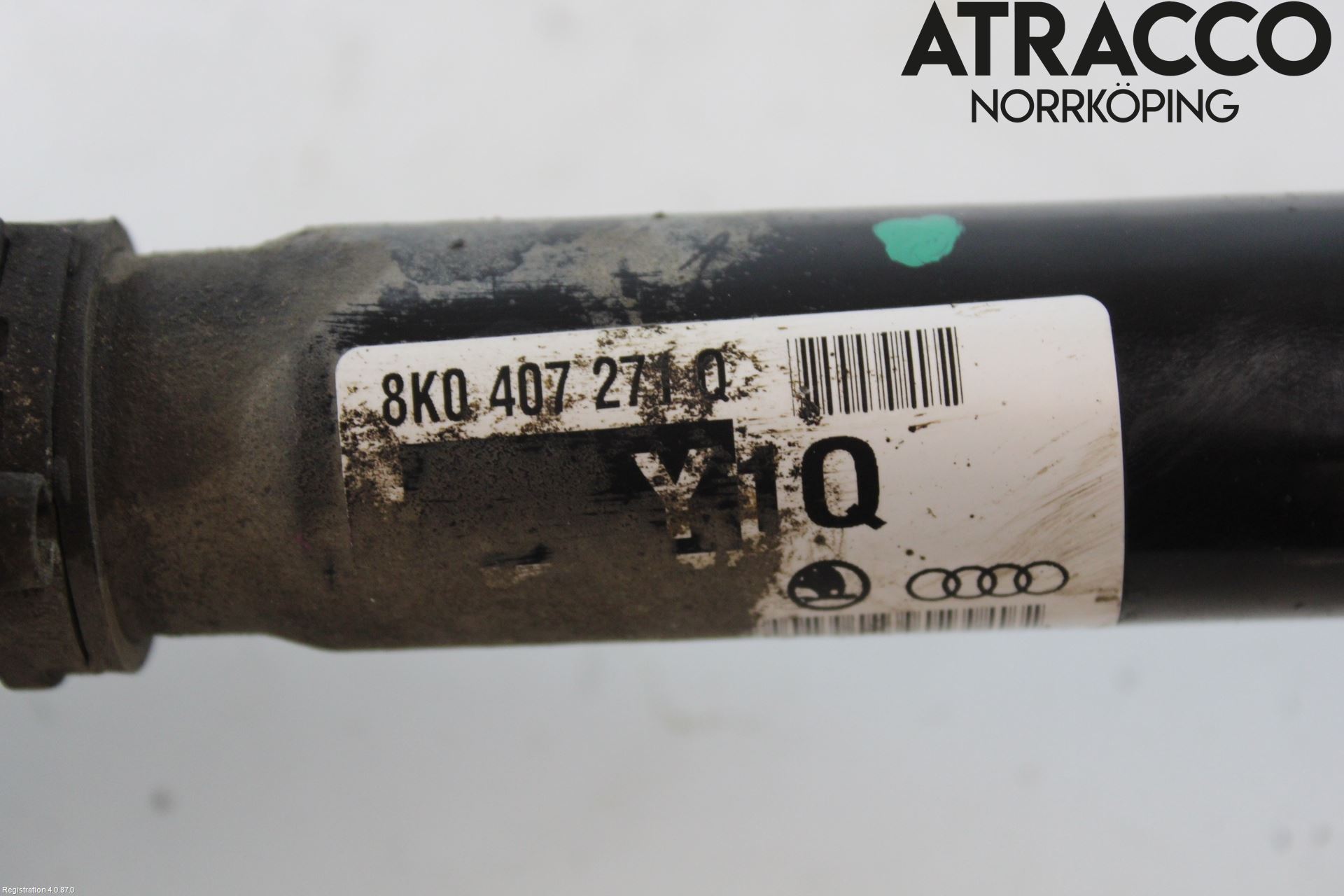 Audi A4/S4 08-11 Drivaksel Foran Kompl Høyre