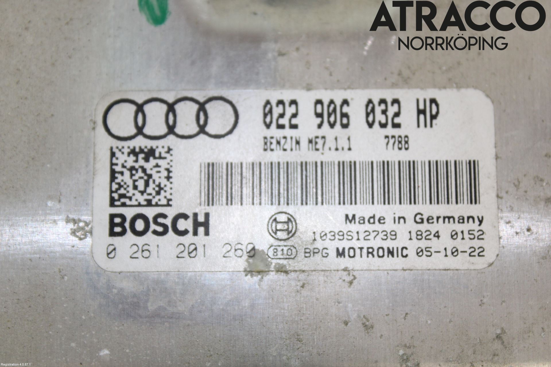 Audi A3/S3 05-13 Styreenhet Innsprøytning