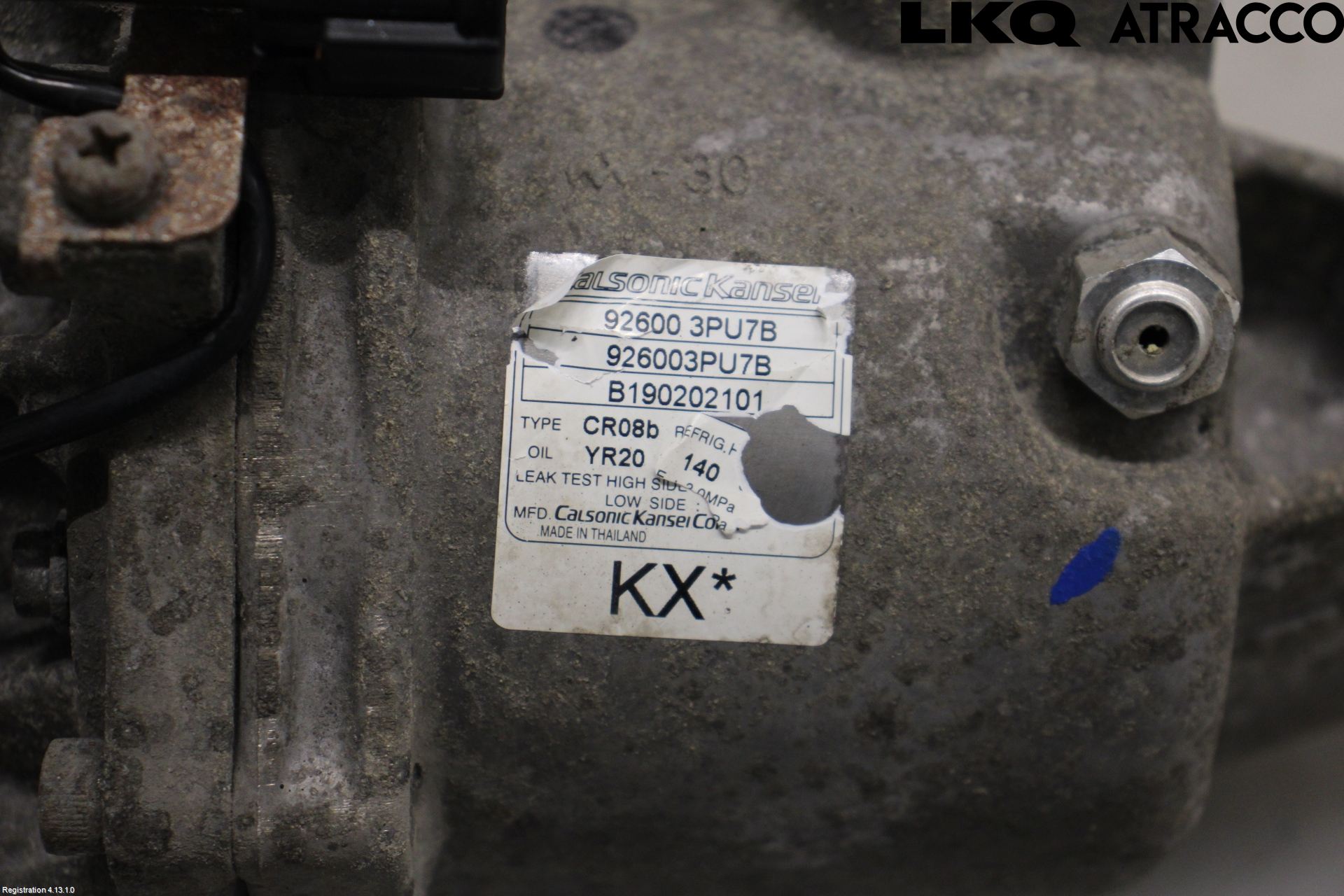 Nissan JUKE 14-19 Varme Ac Kompressor