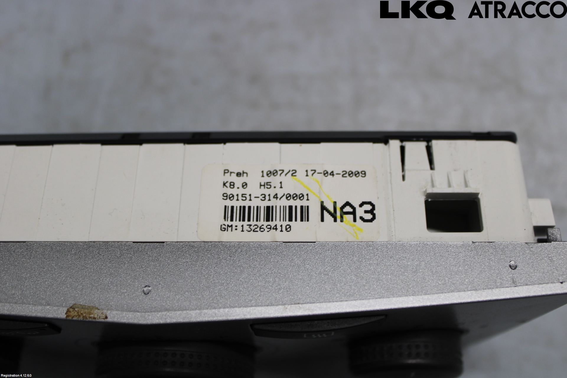 Opel ASTRA H 04-12 Varmeapparat Panel(Regulering)