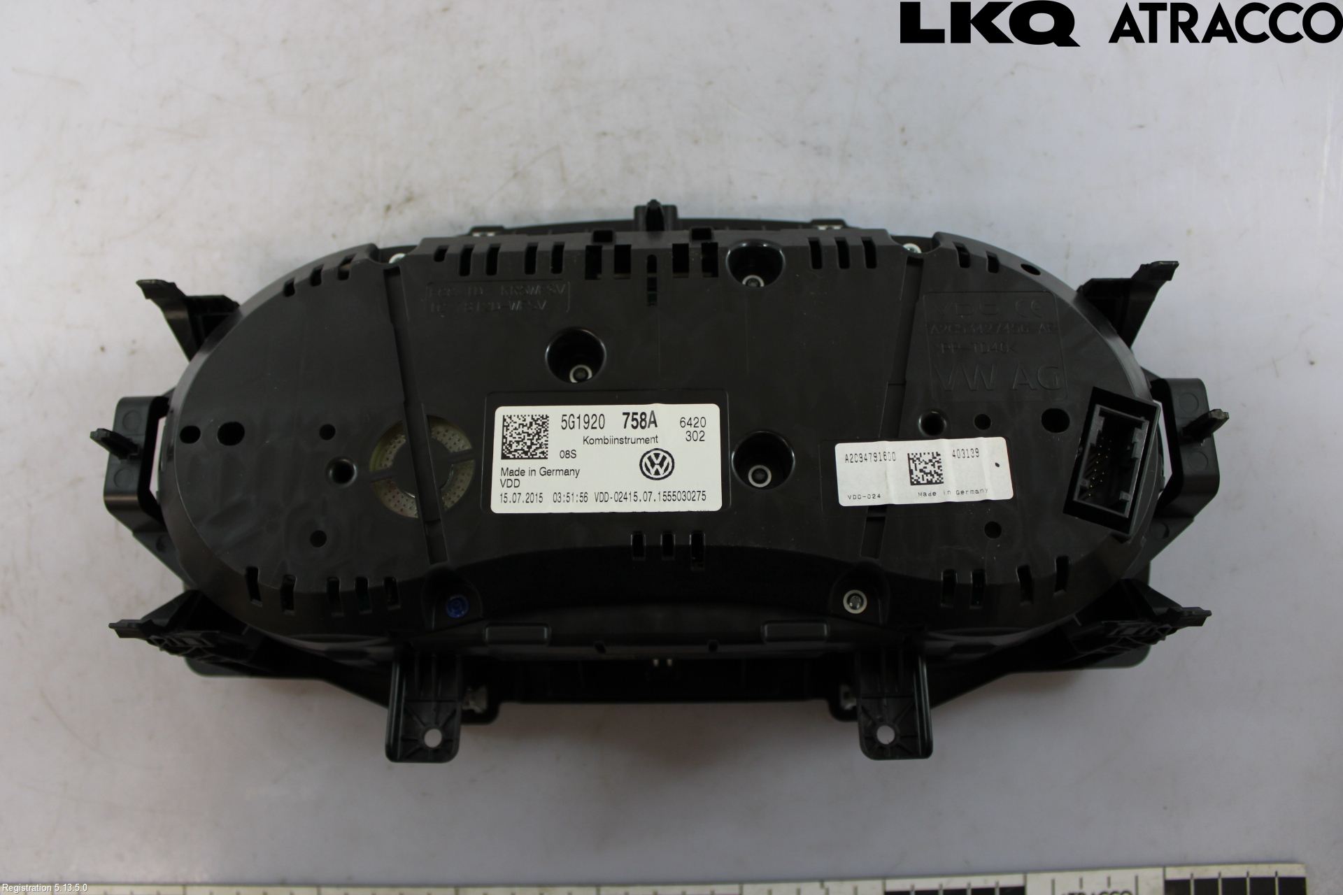 Volkswagen VW GOLF / E-GOLF VII 13-20 Instr Kombinert