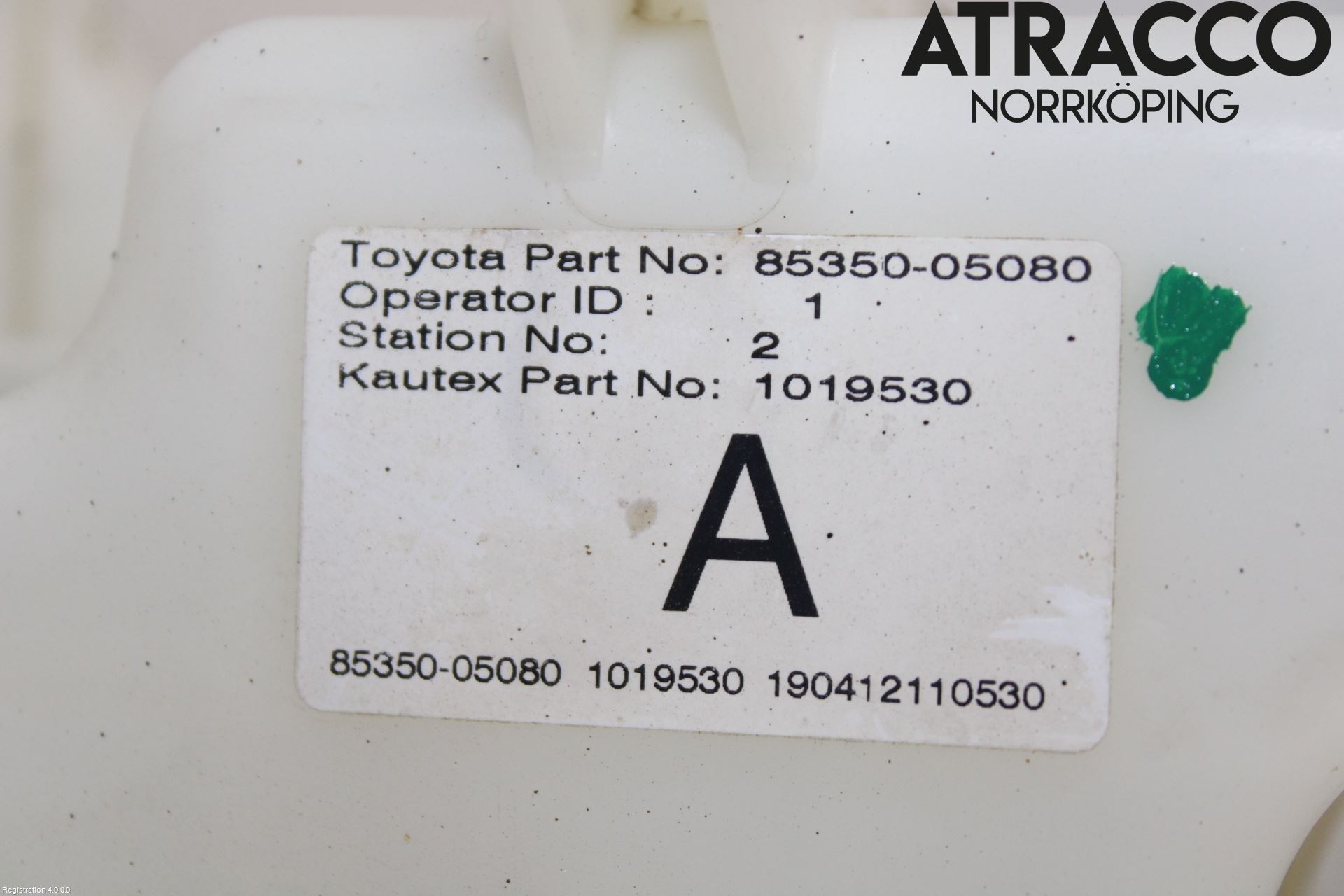 Toyota AVENSIS 09-15 Spylerbeholder Frontrute