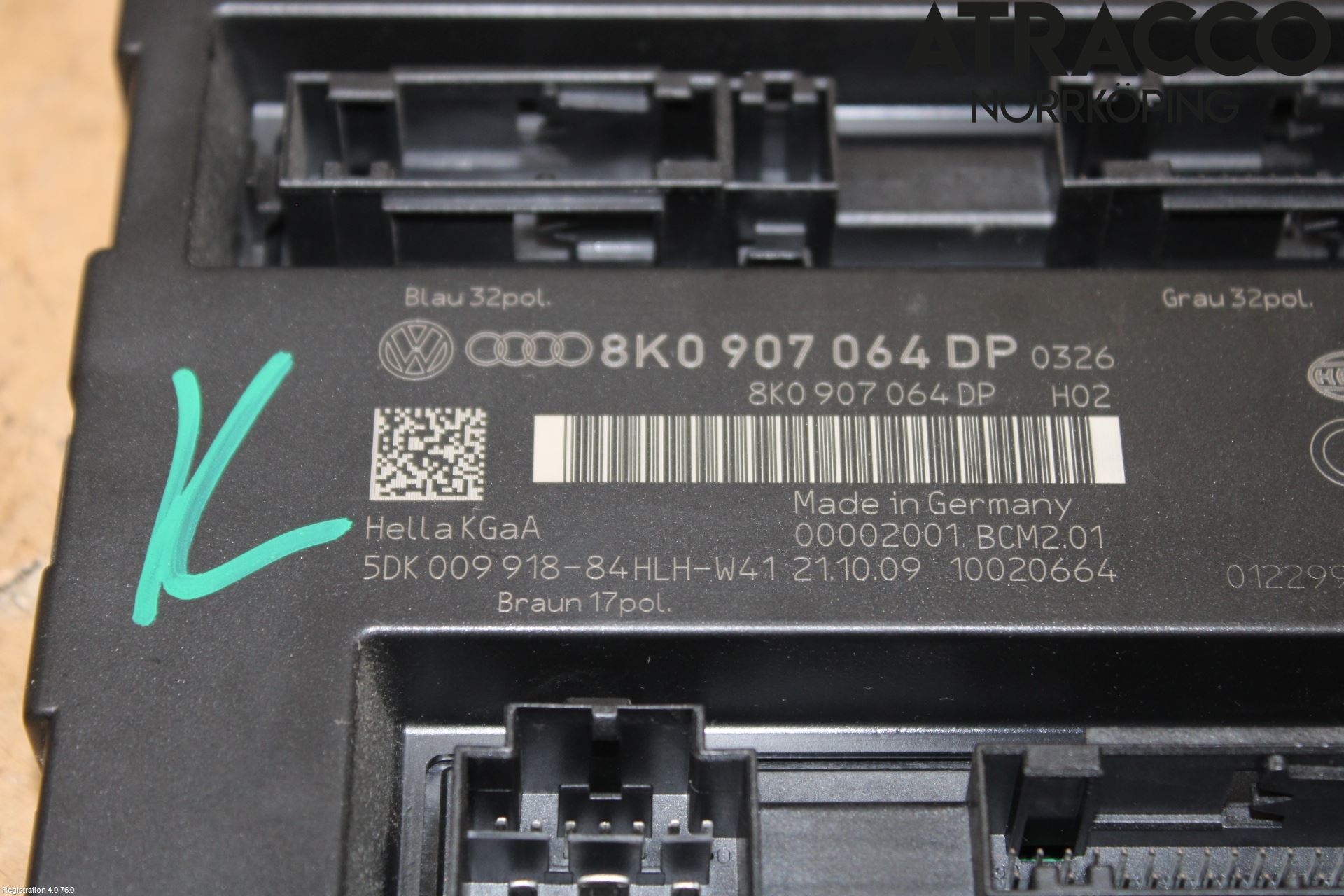 Audi A4/S4 08-11 Styreenhet Klima