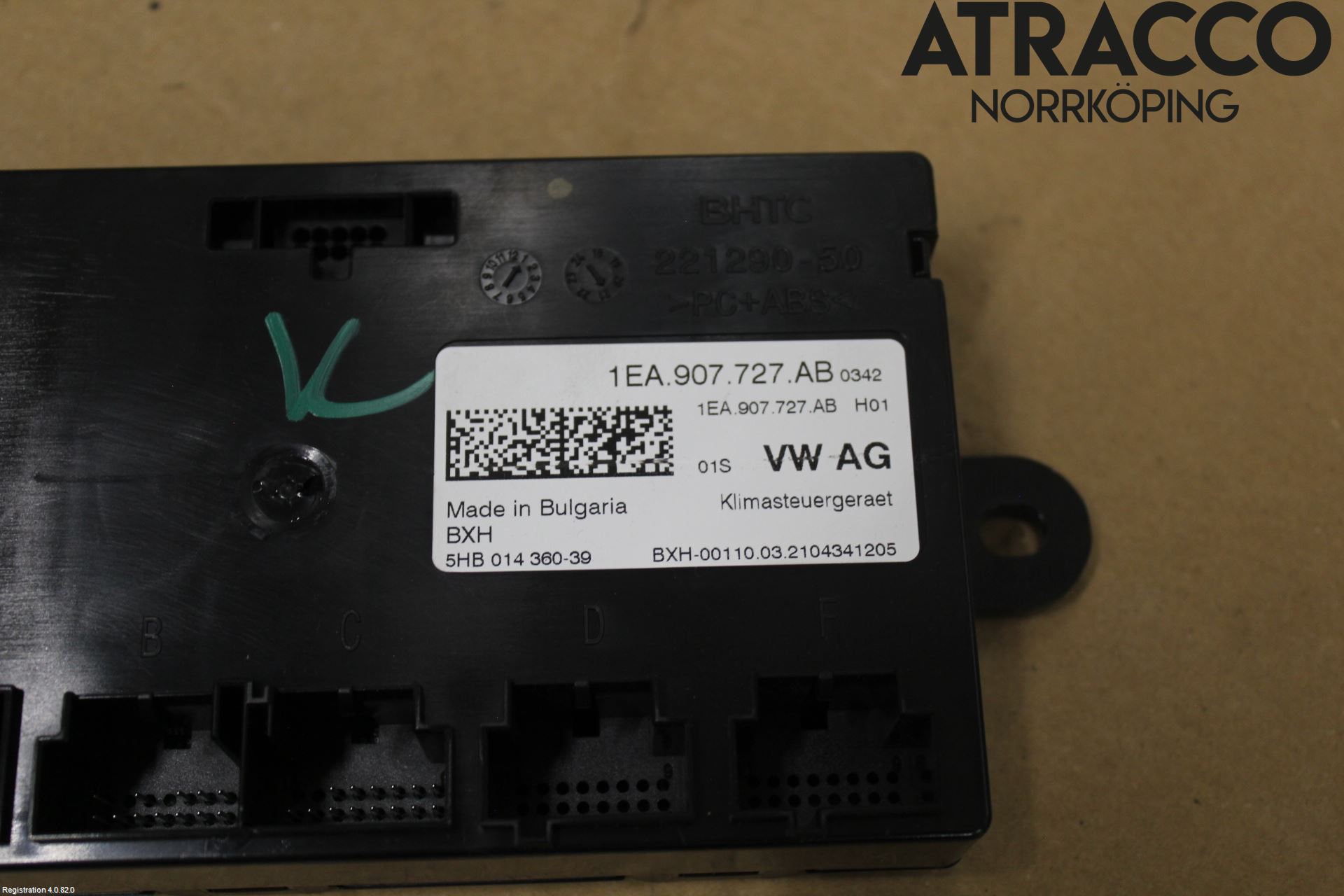 Volkswagen VW ID.4 21- Varme Ac Betjening-Display