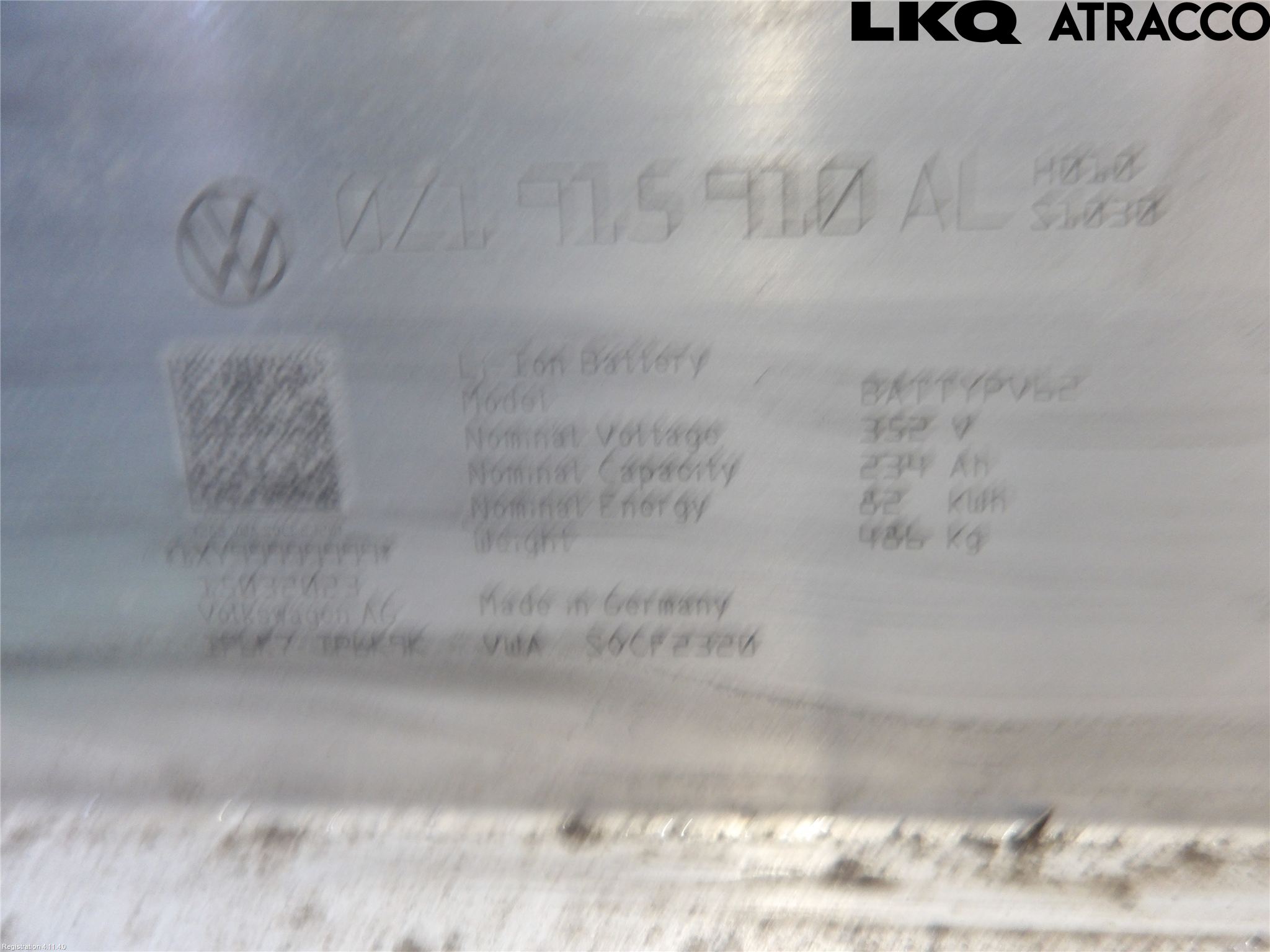 Volkswagen VW ID.4 21- Hybrid Batteri