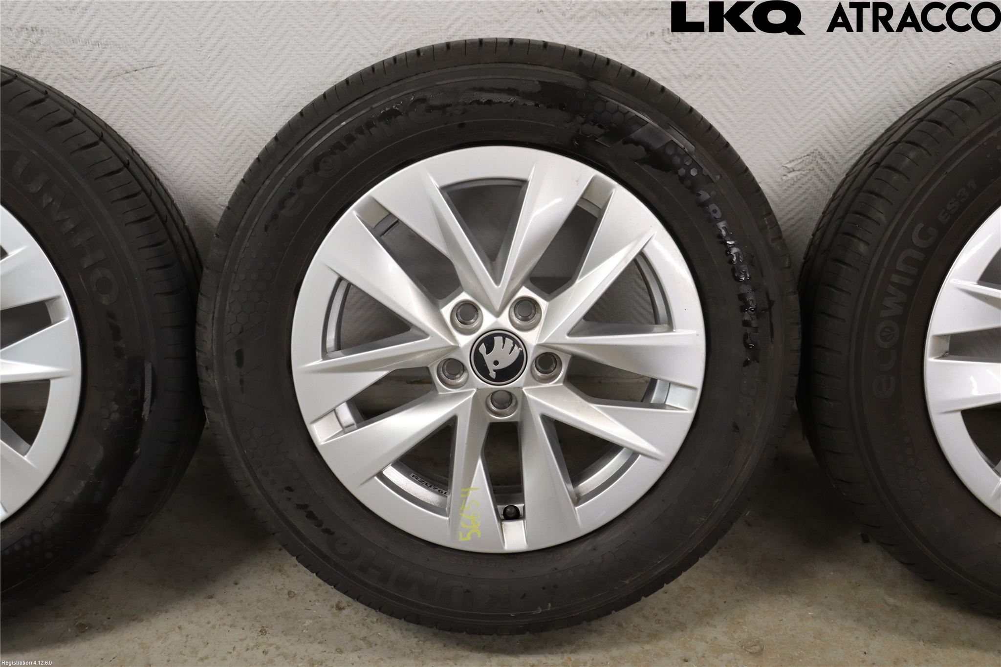 Skoda FABIA 22- Dekk Sommer På Alu Felg 4Stk