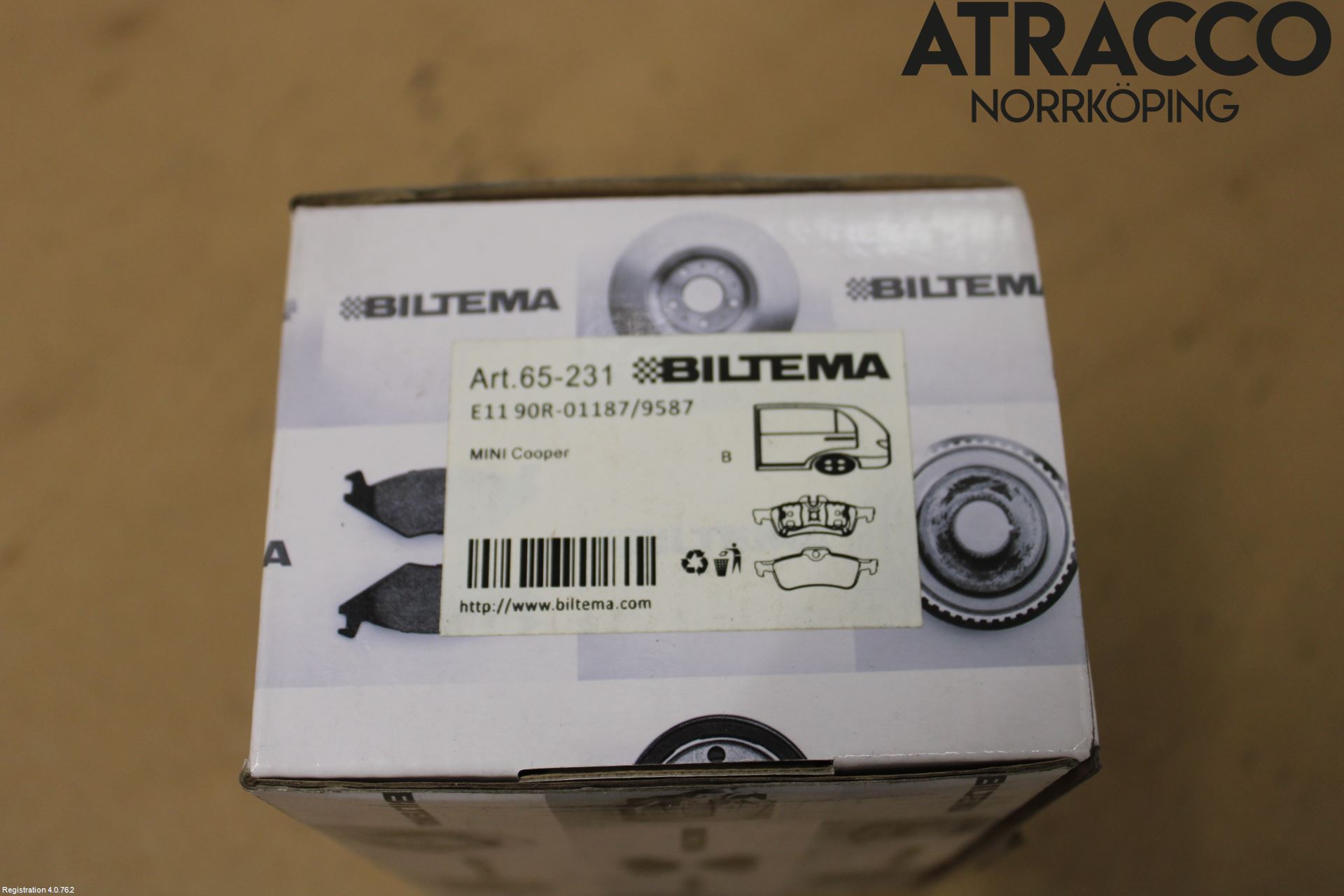 Mini COUPE R50/53 01-06 Bremsebelegg Bak