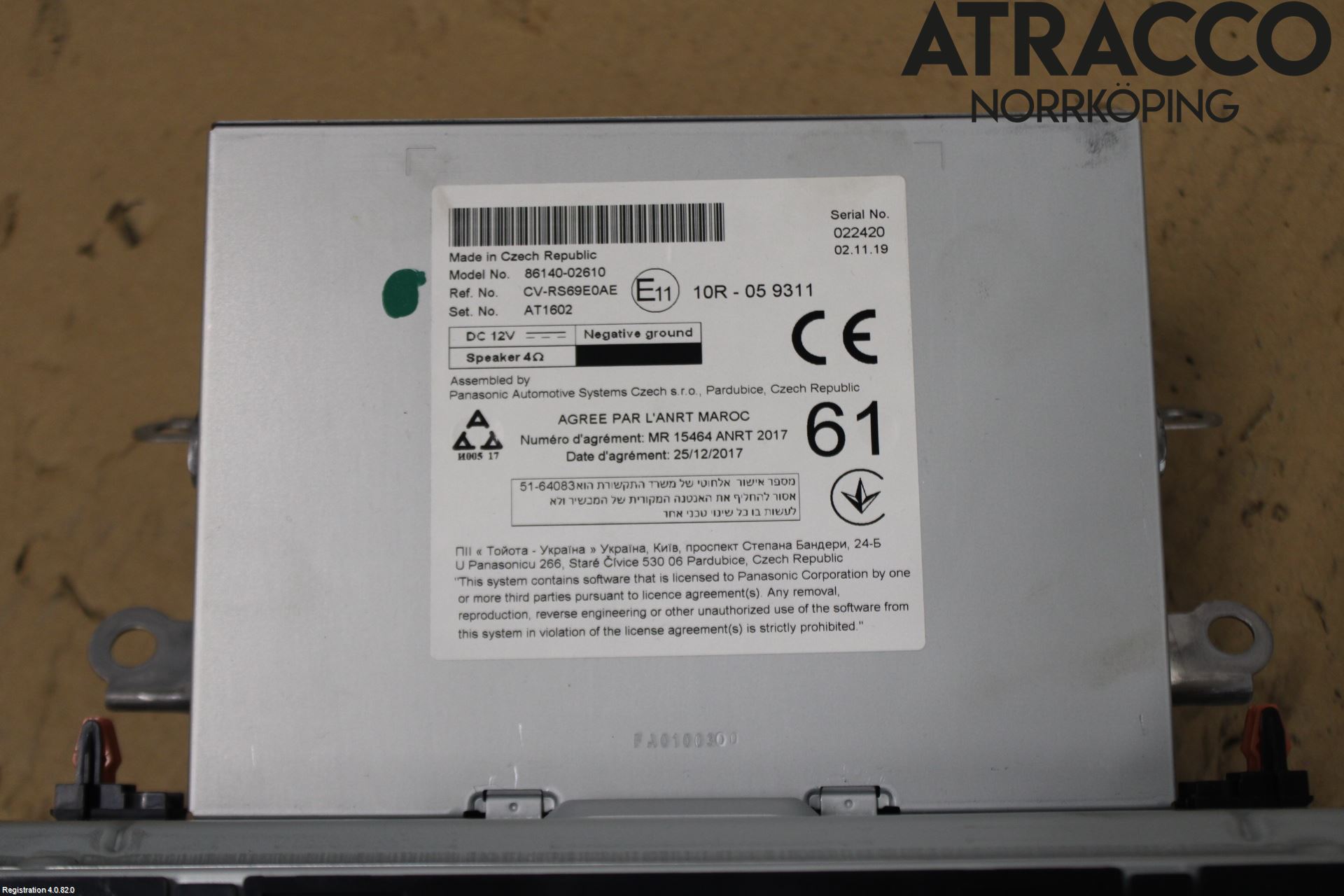 Toyota COROLLA 19- Stereo Radio Med Cd