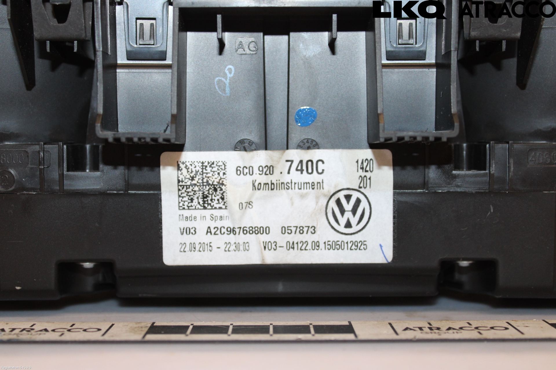 Volkswagen VW POLO 10-17 Instr Kombinert