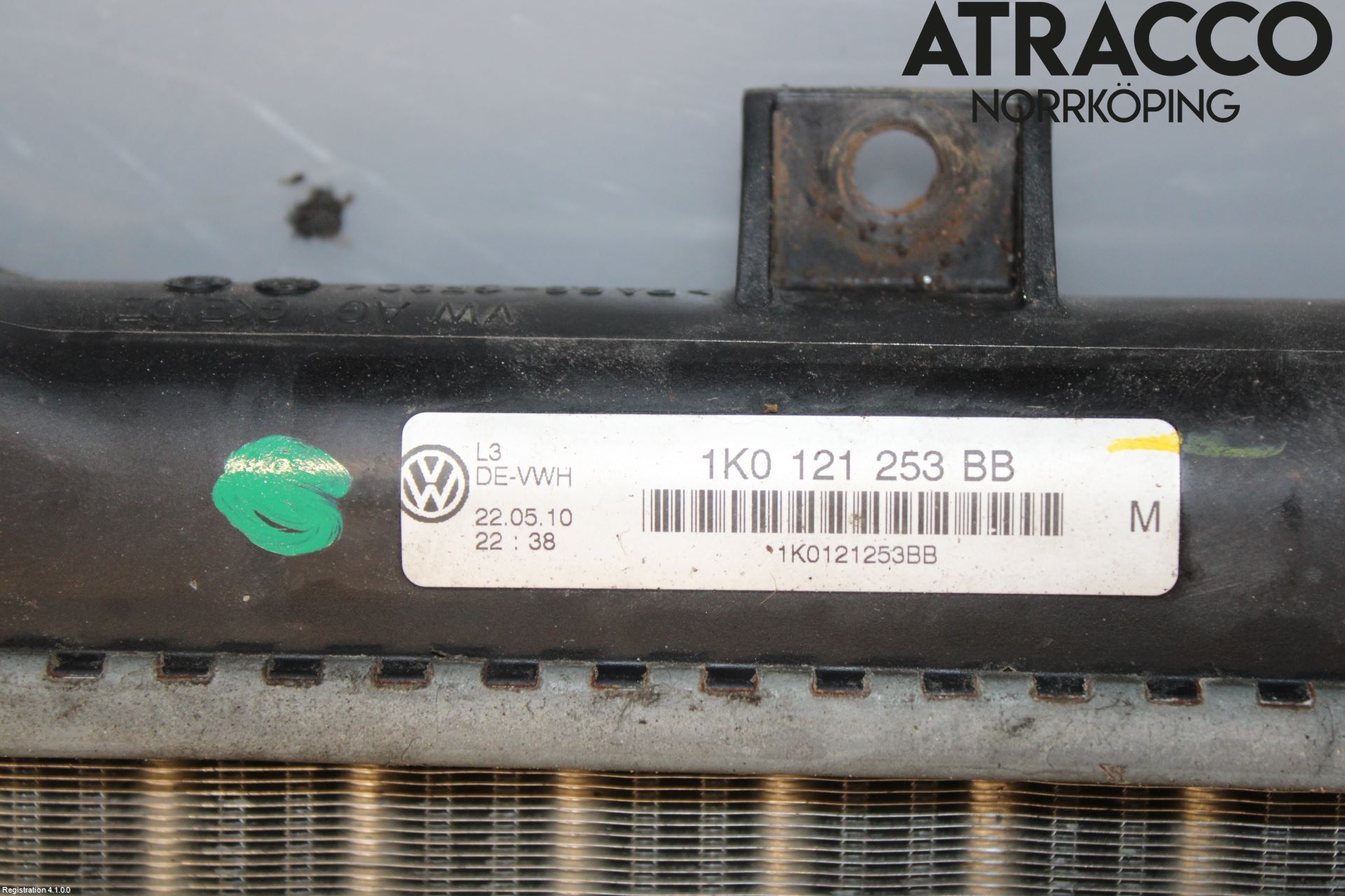 Volkswagen VW GOLF VI 09-13 Radiator Manuell