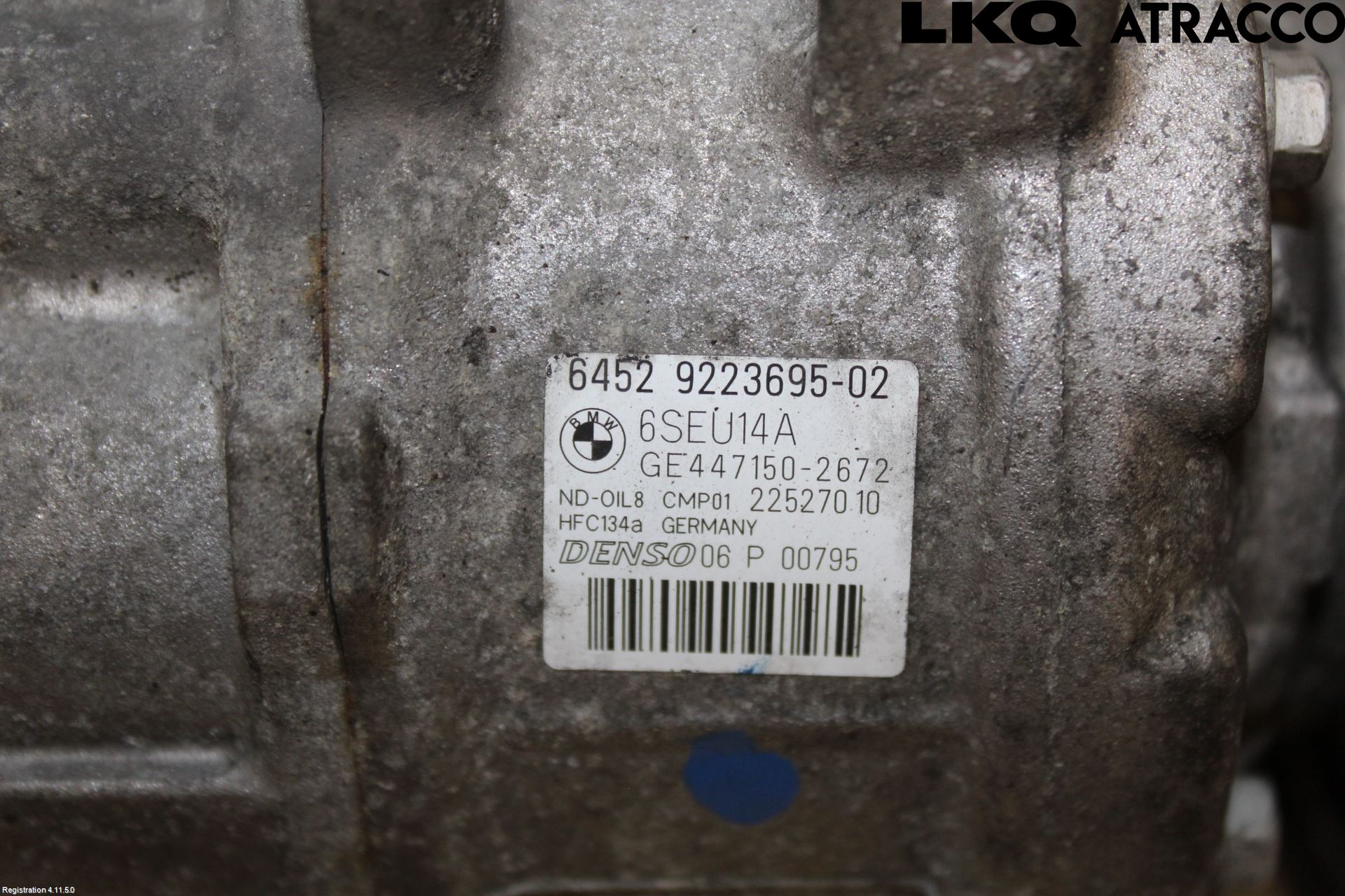 BMW 1 F20/F21 11-19 Varme Ac Kompressor