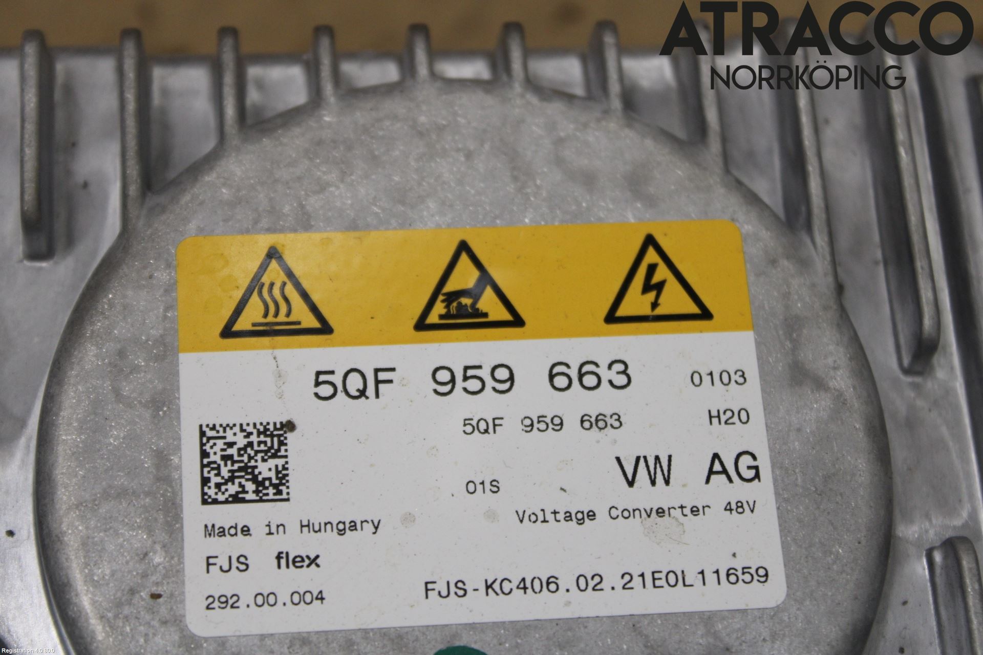 Audi Q3 F3 19- Dc-Cd Omformer Hybrid