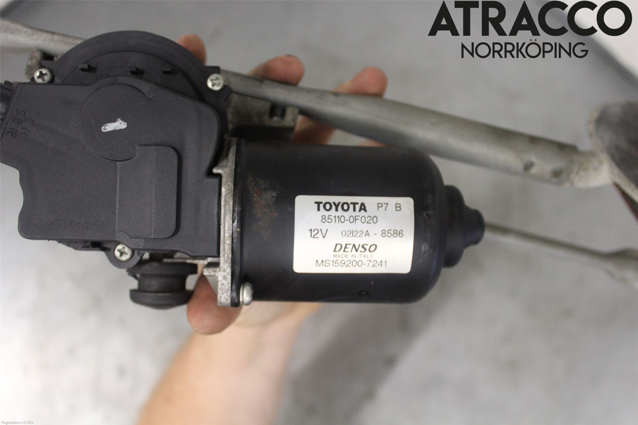 Toyota COROLLA VERSO 04-07 Viskeroverføring Frontrute