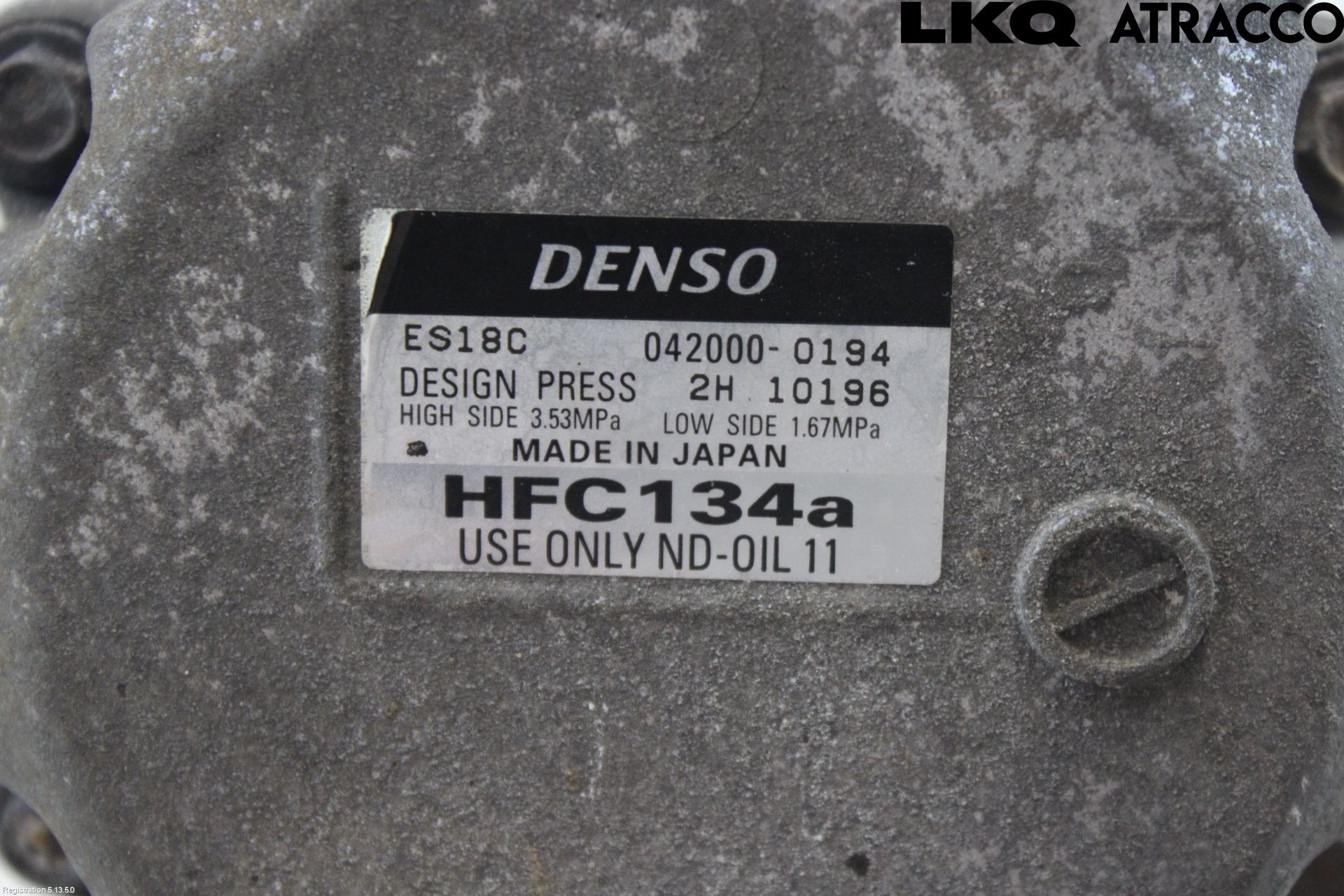 Toyota PRIUS NWH20 04-08 Varme Ac Kompressor