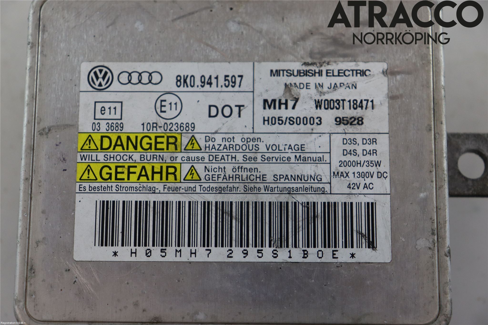 Audi ALLROAD 06-11 Styreenhet Xenon