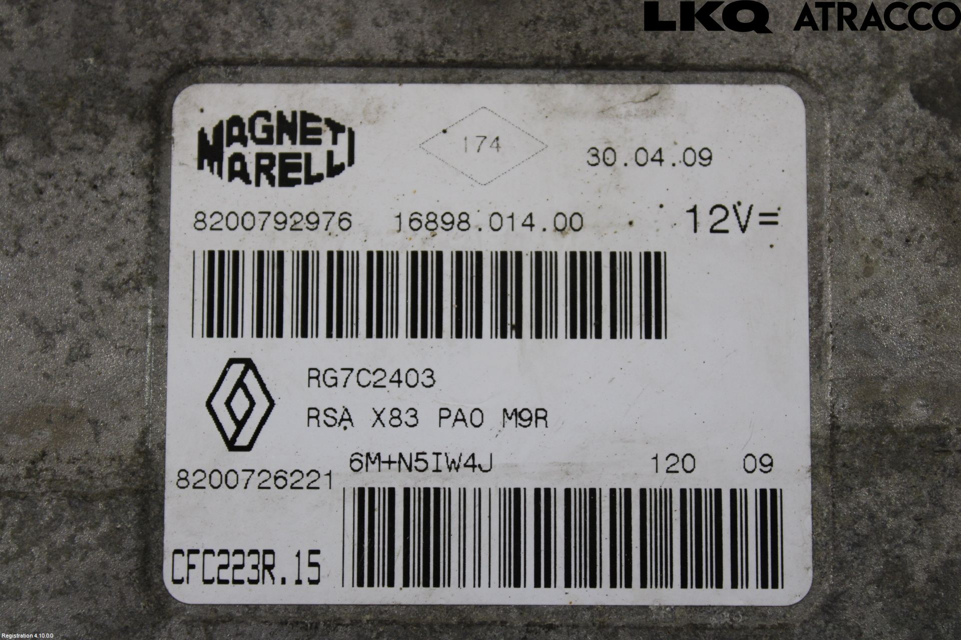 Opel VIVARO 01-14 Styreenhet Gearkasse