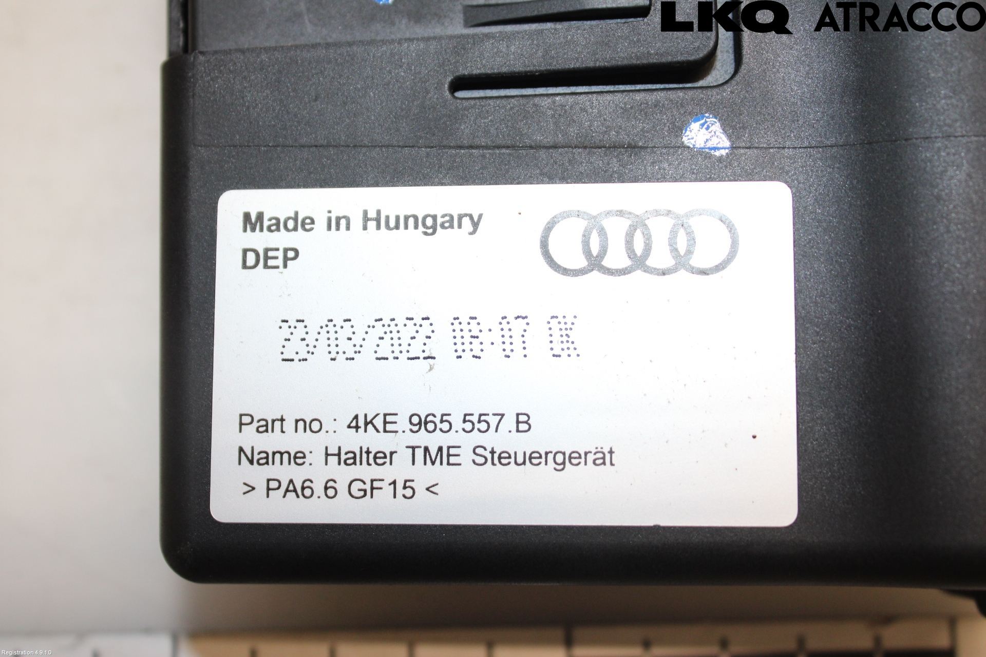 Audi E-TRON, S GE 19- Styreenhet Klima