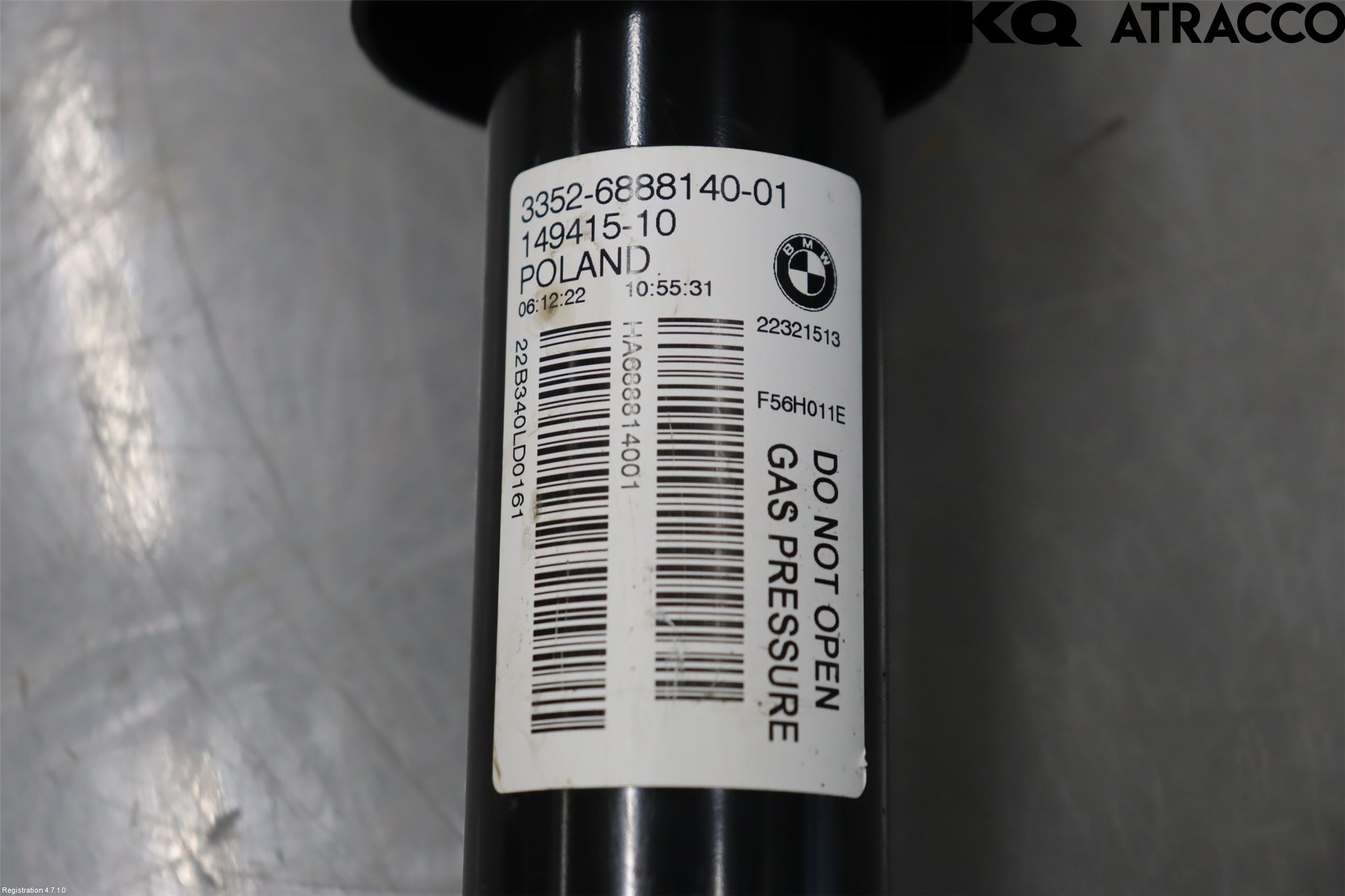 Mini ONE/COOPER 3DR F56 14-24 Støtdemper Bak
