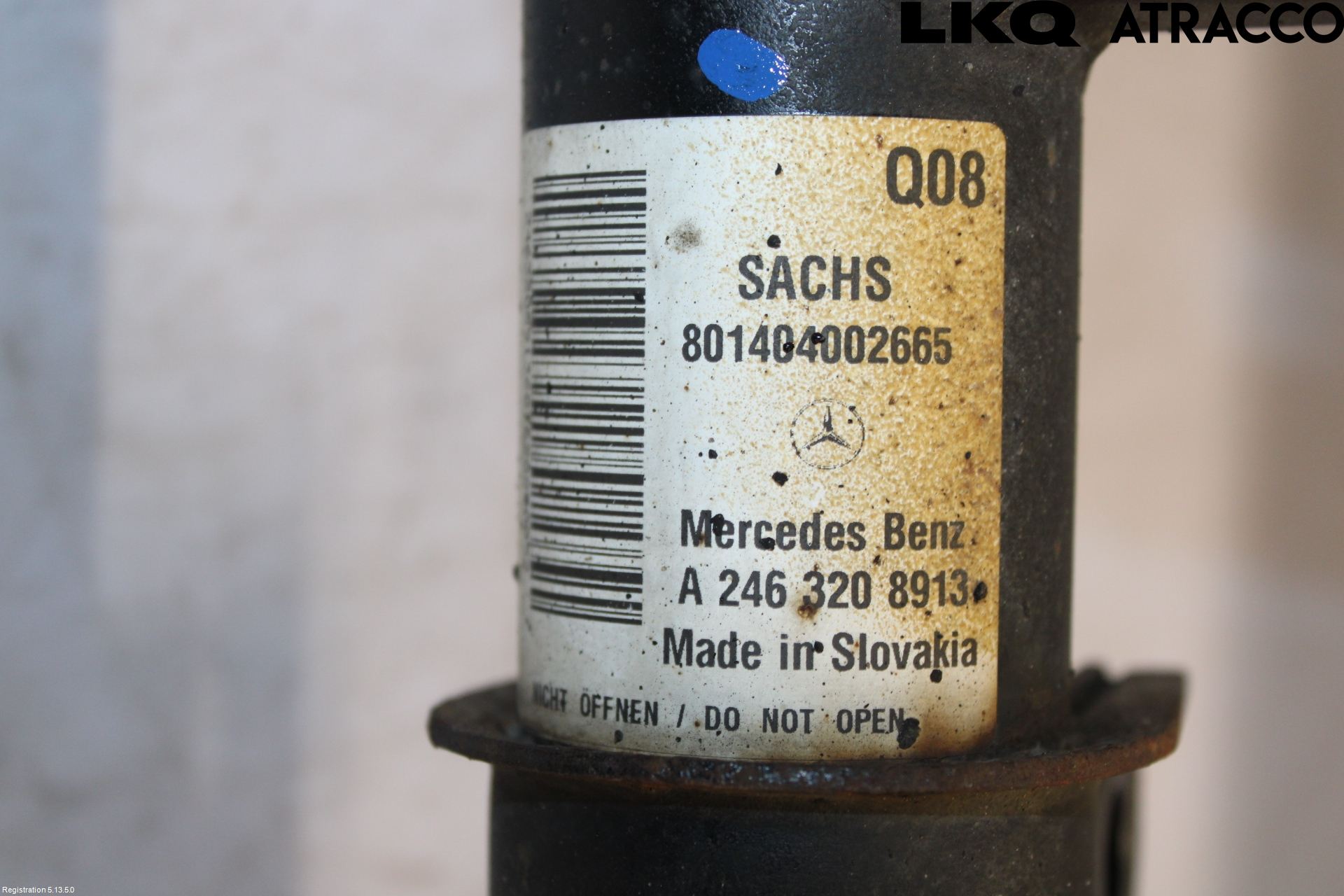 Mercedes-Benz MB B-KLASS (W246/W242) 12-19 Fjærbein Foran Venstre