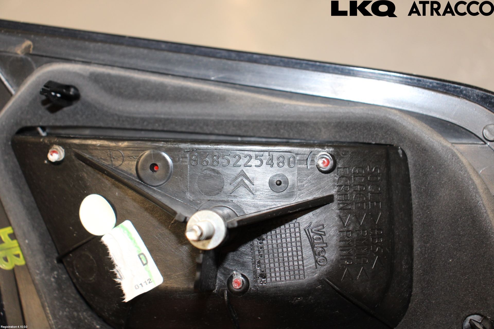 Citroen C3 10-17 Baklykt Høyre  På Luke(Indre)