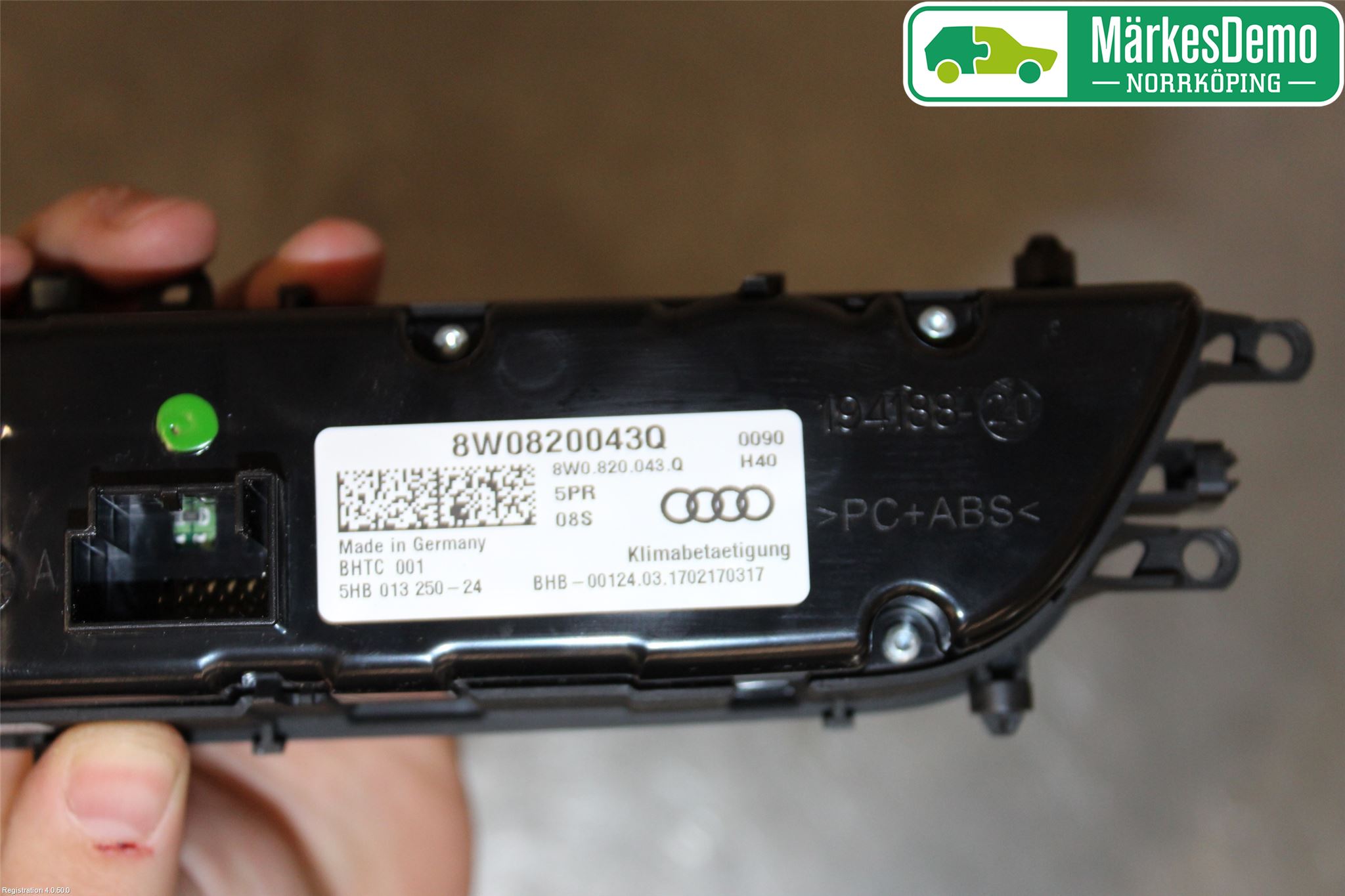 Audi A5 17- Varmeapparat Panel(Regulering)