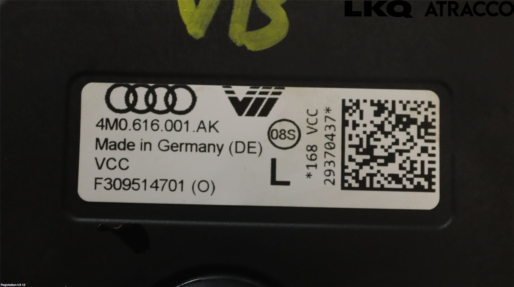Audi Q7/SQ7 Nivåreg Belg - Luftpute