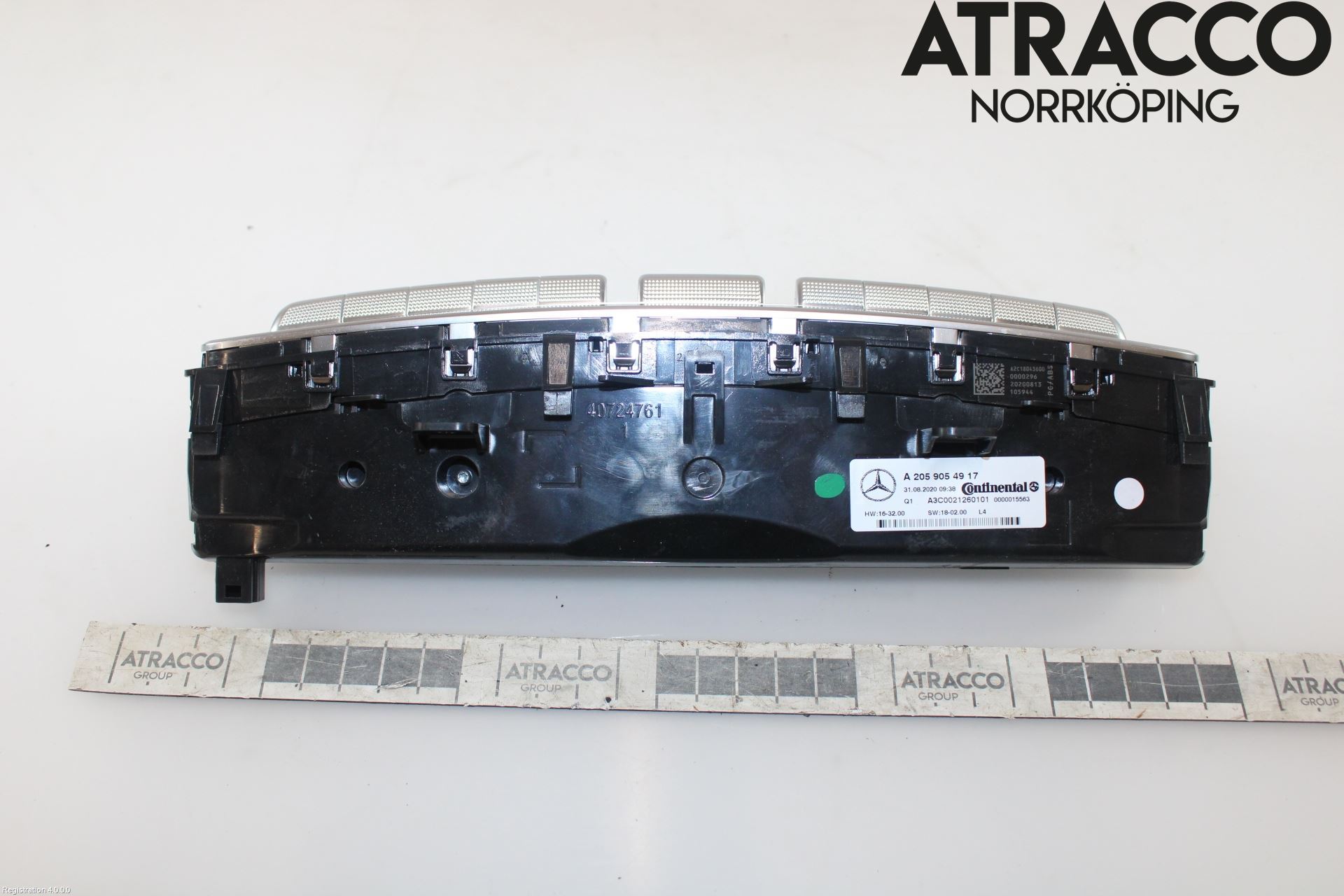 Mercedes-Benz MB EQC (N293) 20- Varmeapparat Panel(Regulering)
