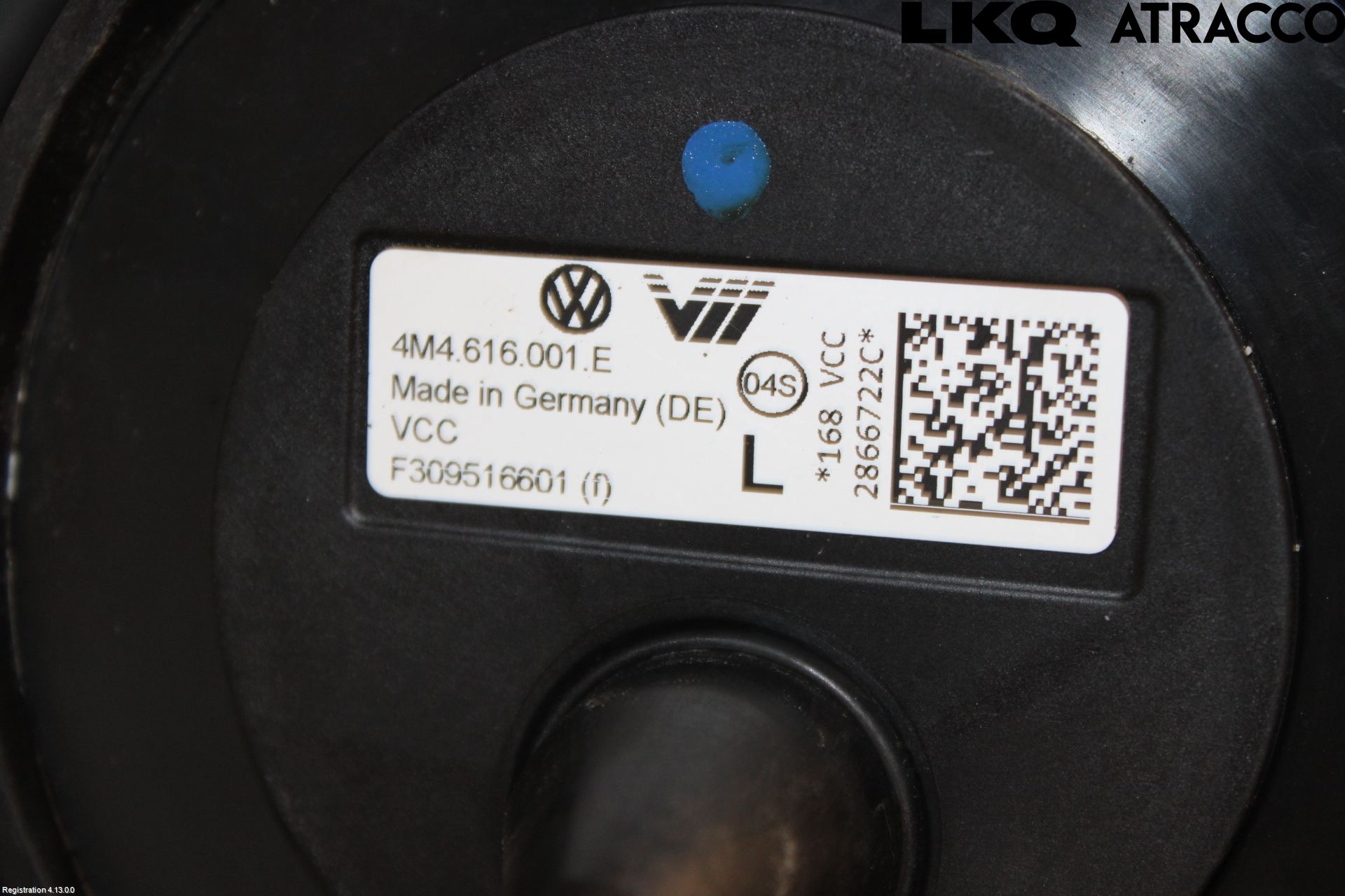 Volkswagen VW TOUAREG CR 18- Nivåreg Belg - Luftpute