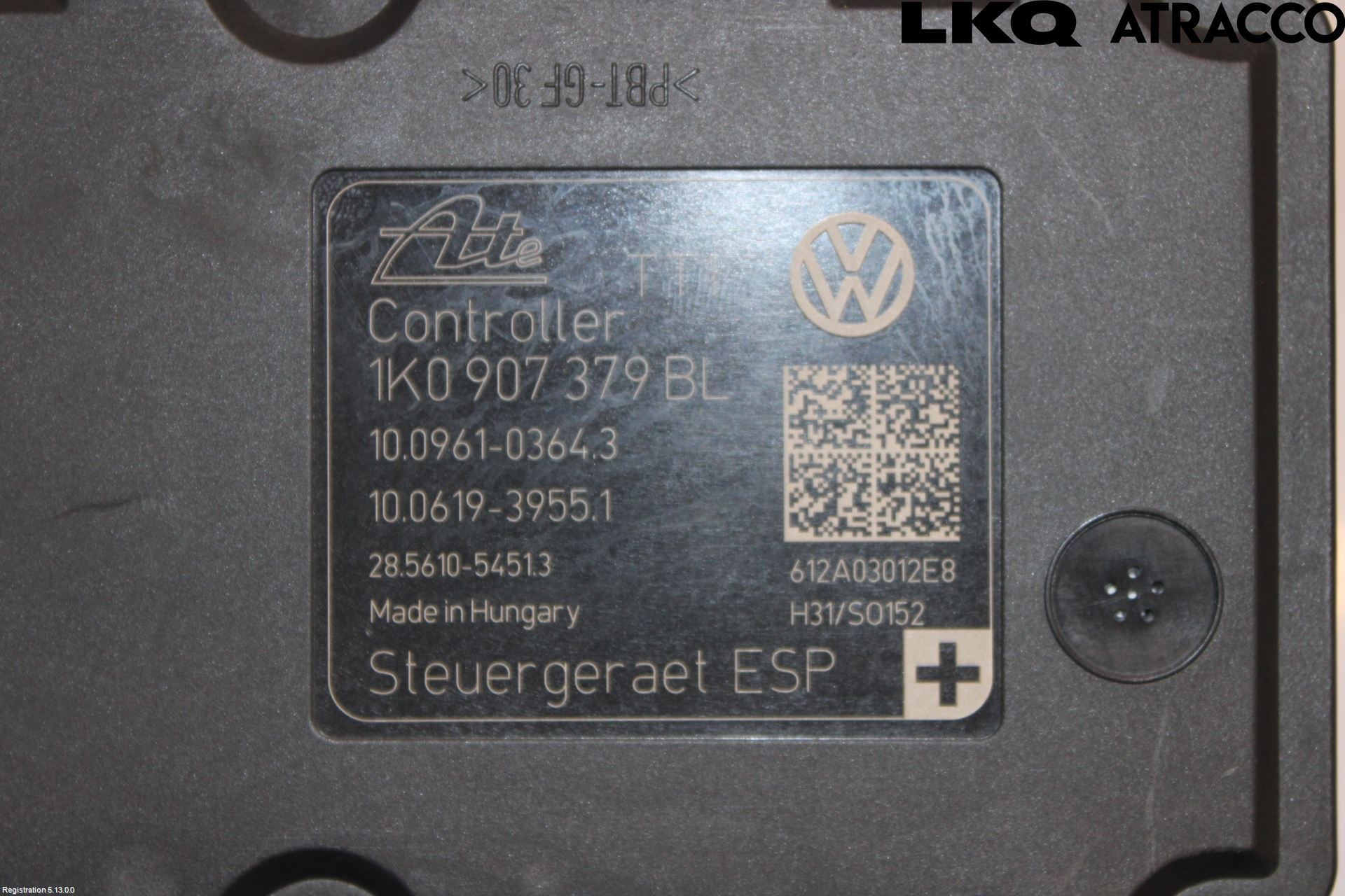 Volkswagen VW GOLF PLUS/CROSS GOLF 04-14 Abs Hydraulikkaggregat