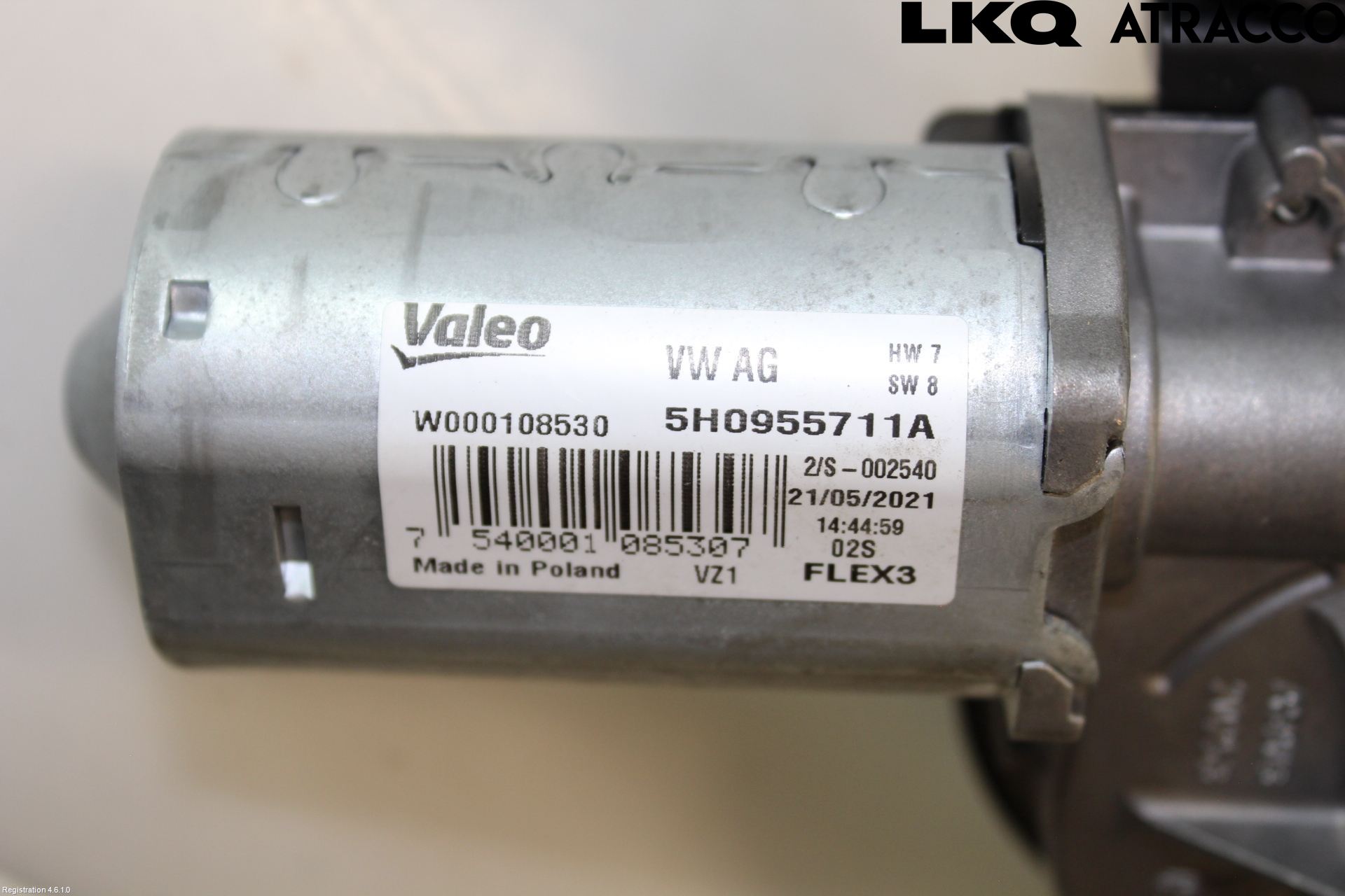 Volkswagen VW GOLF / E-GOLF VIII 20- Viskermotor Bakluke