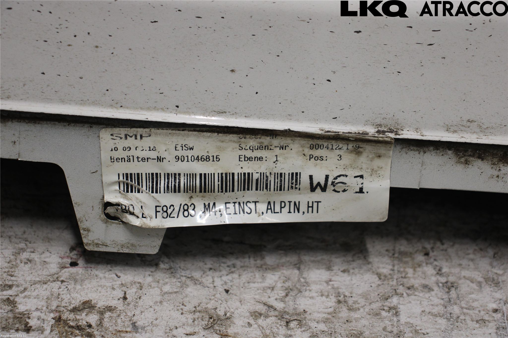 BMW 4 F32/F33/F82/F83 13-20 Kanalskjørt Venstre