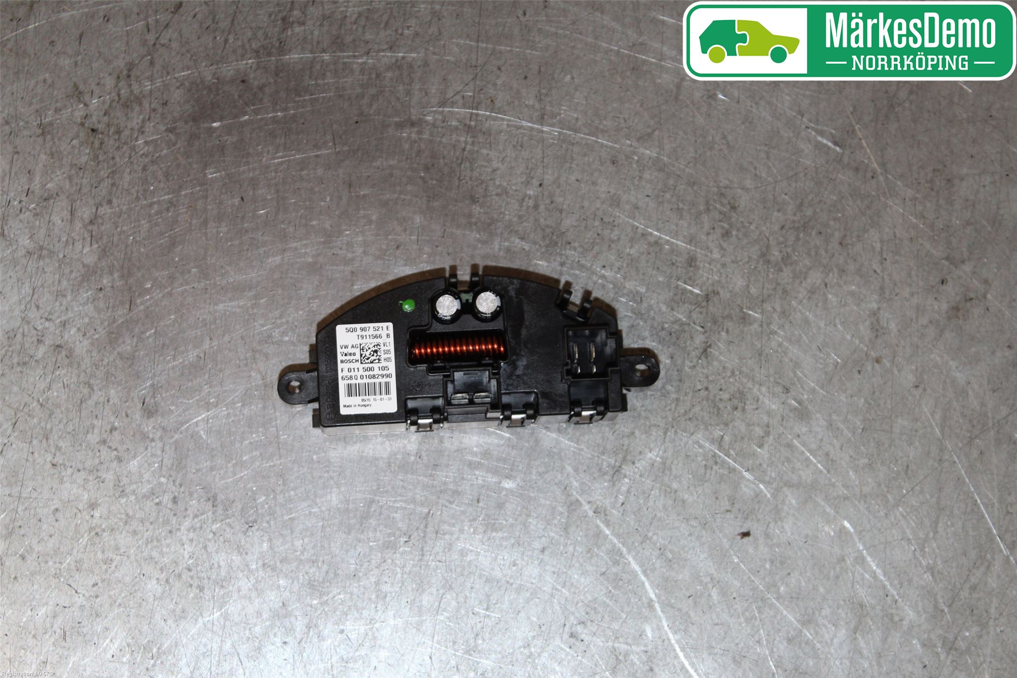 Volkswagen VW GOLF / E-GOLF VII 13-20 Varmeapparat Viftemotstand