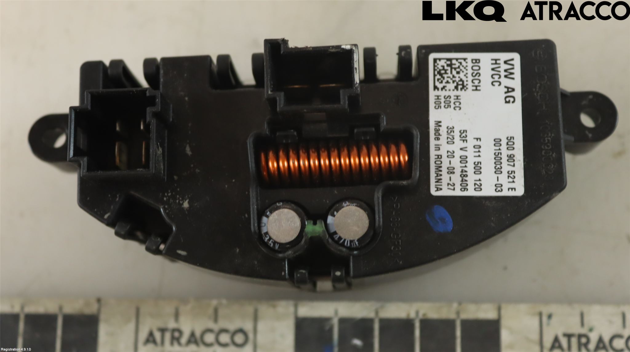 Volkswagen VW UP! / E-UP! Varmeapparat Viftemotstand
