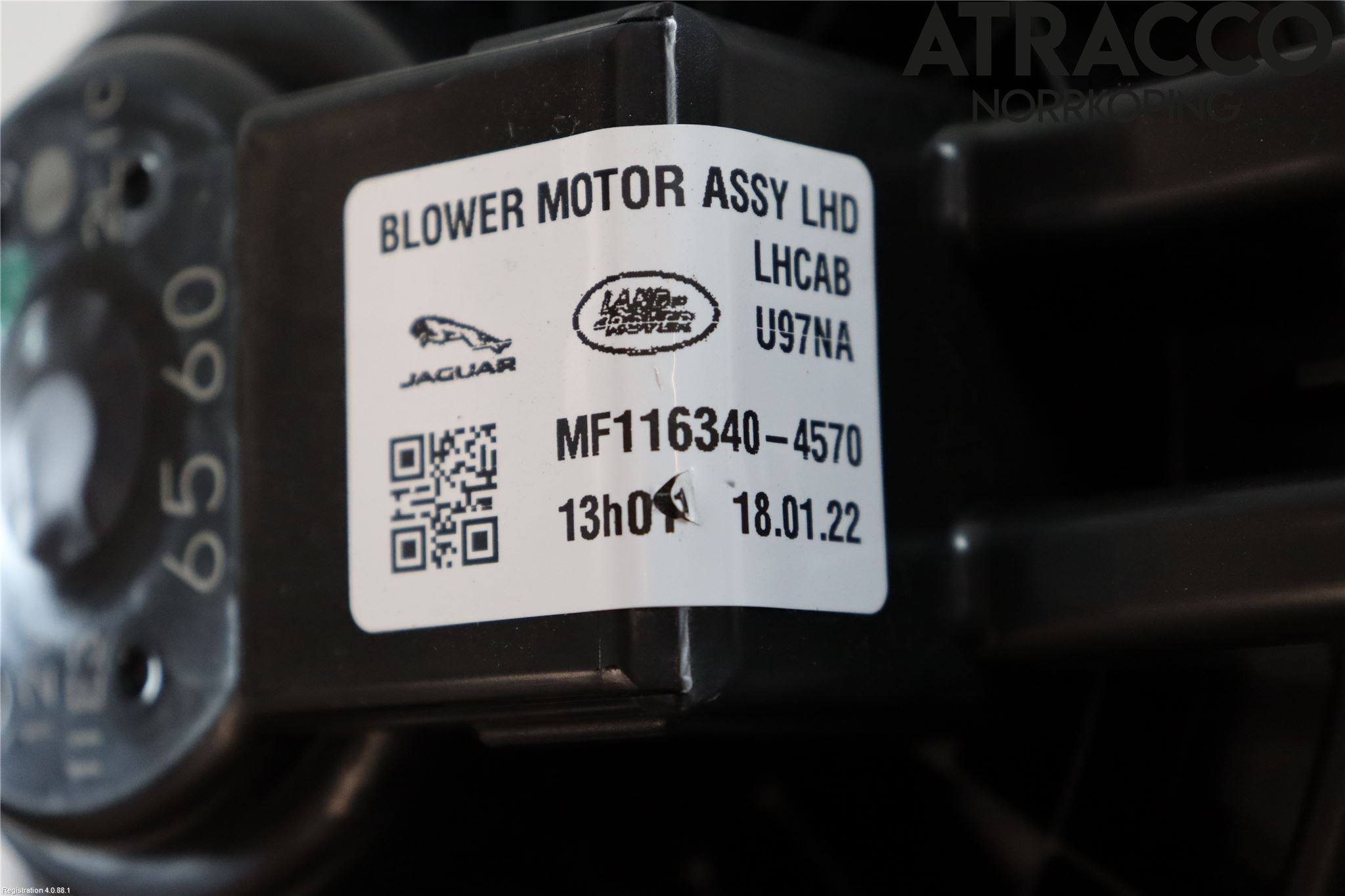 Jaguar F-TYPE Varmeapparat Viftemotor