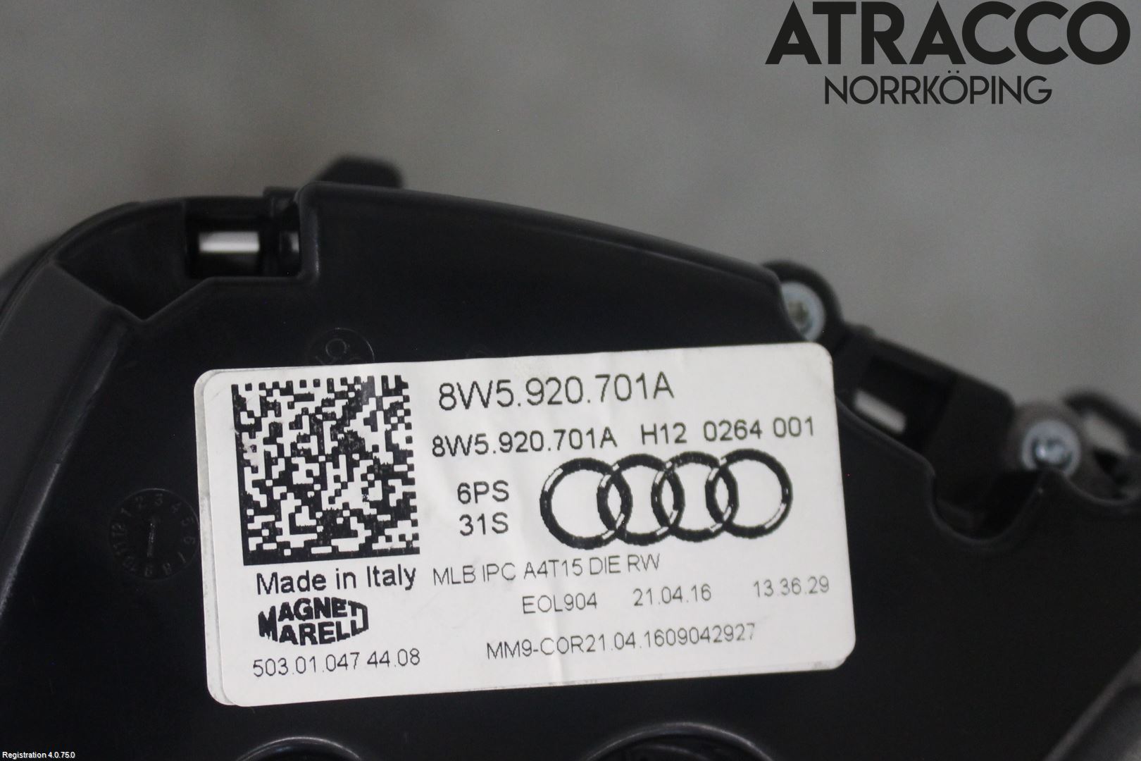 Audi A4/S4 B9 16-19 Instr Kombinert