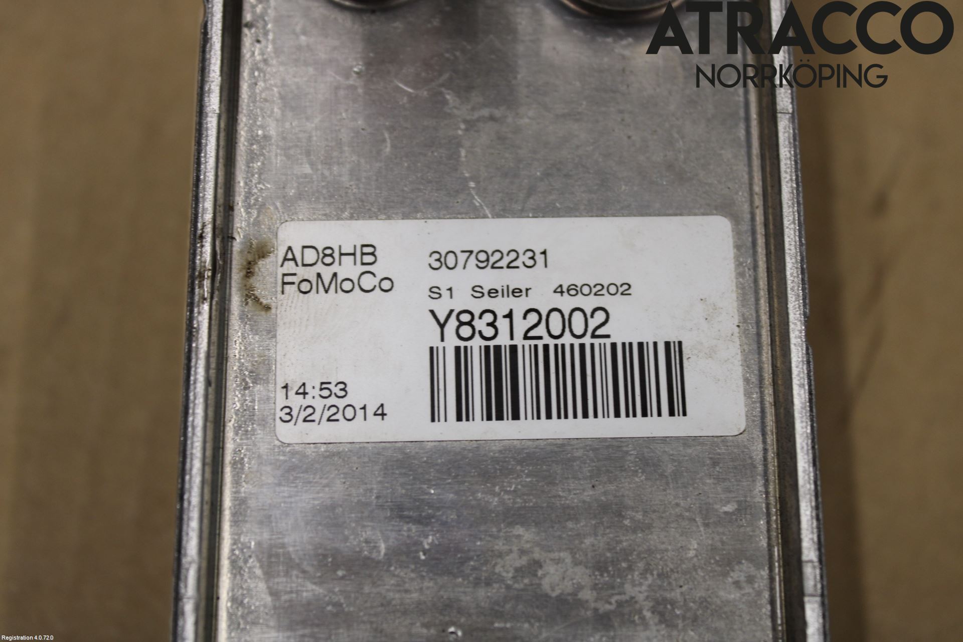 Volvo V70 14-16 Radiator Oljekjøler Automatgea