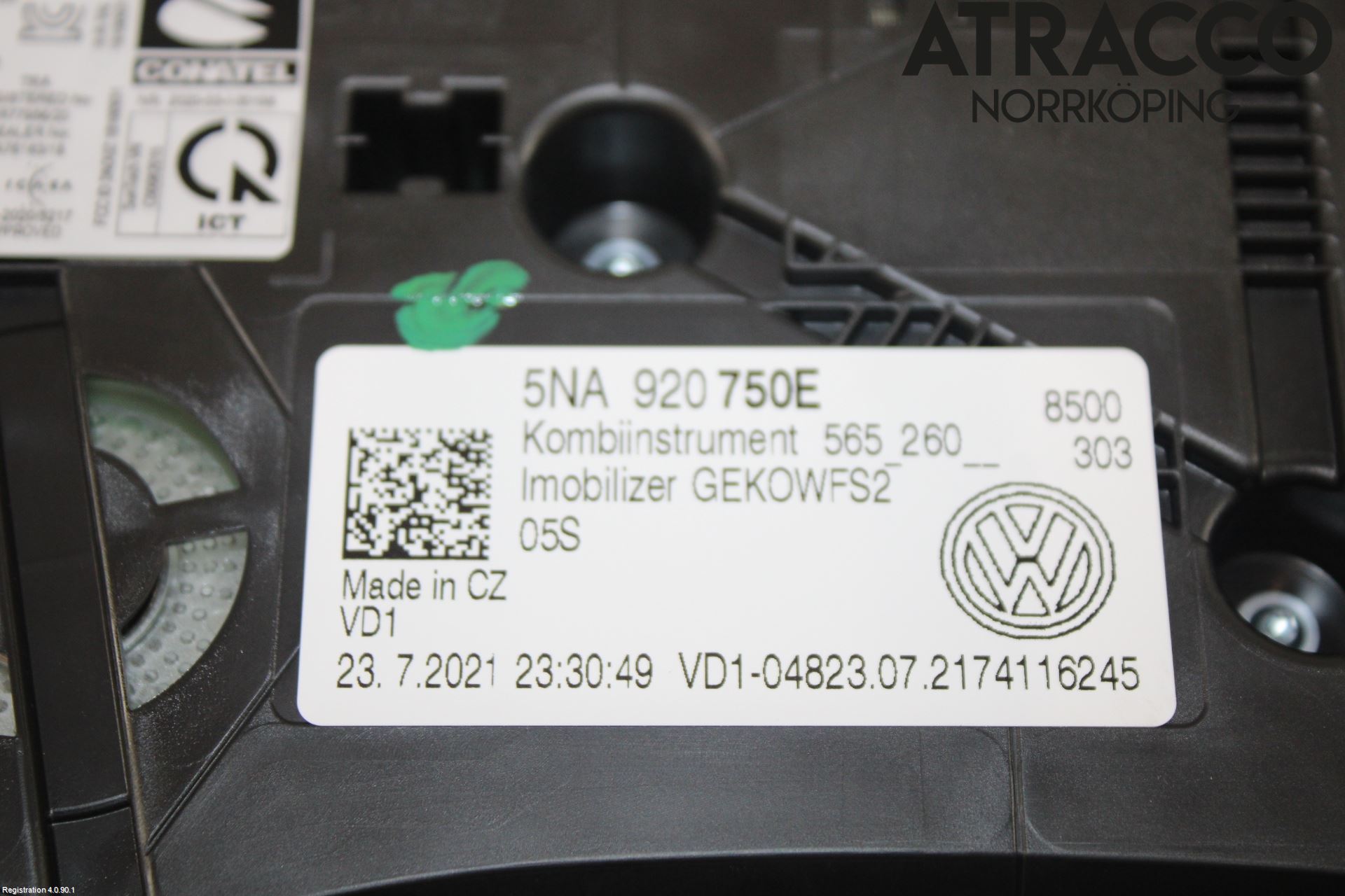 Volkswagen VW TIGUAN 16-24 Instr Kombinert