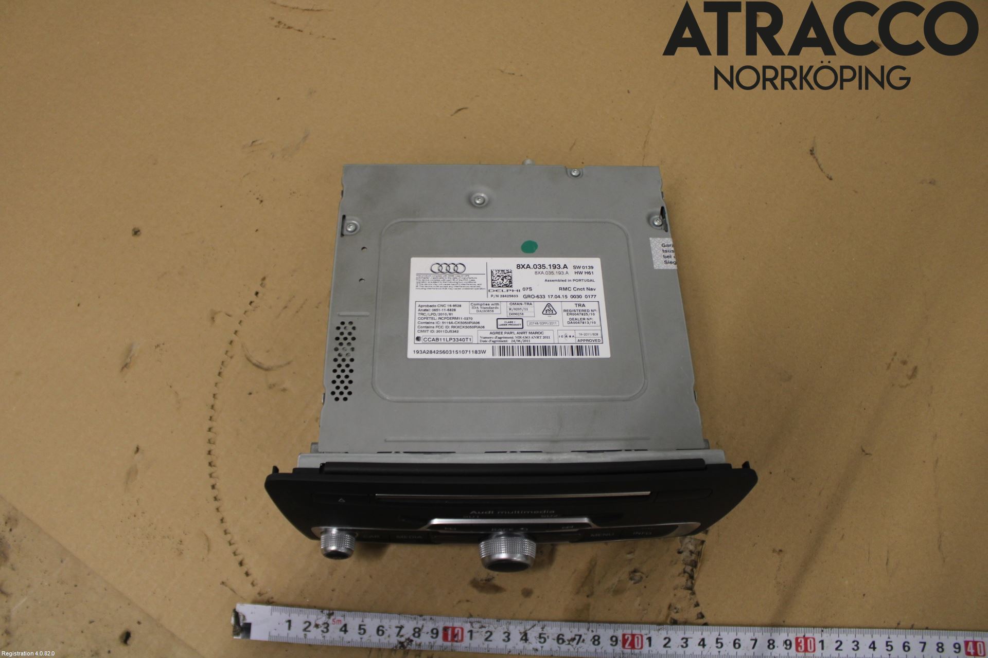 Audi A1/S1 11-18 Stereo Radio Med Cd