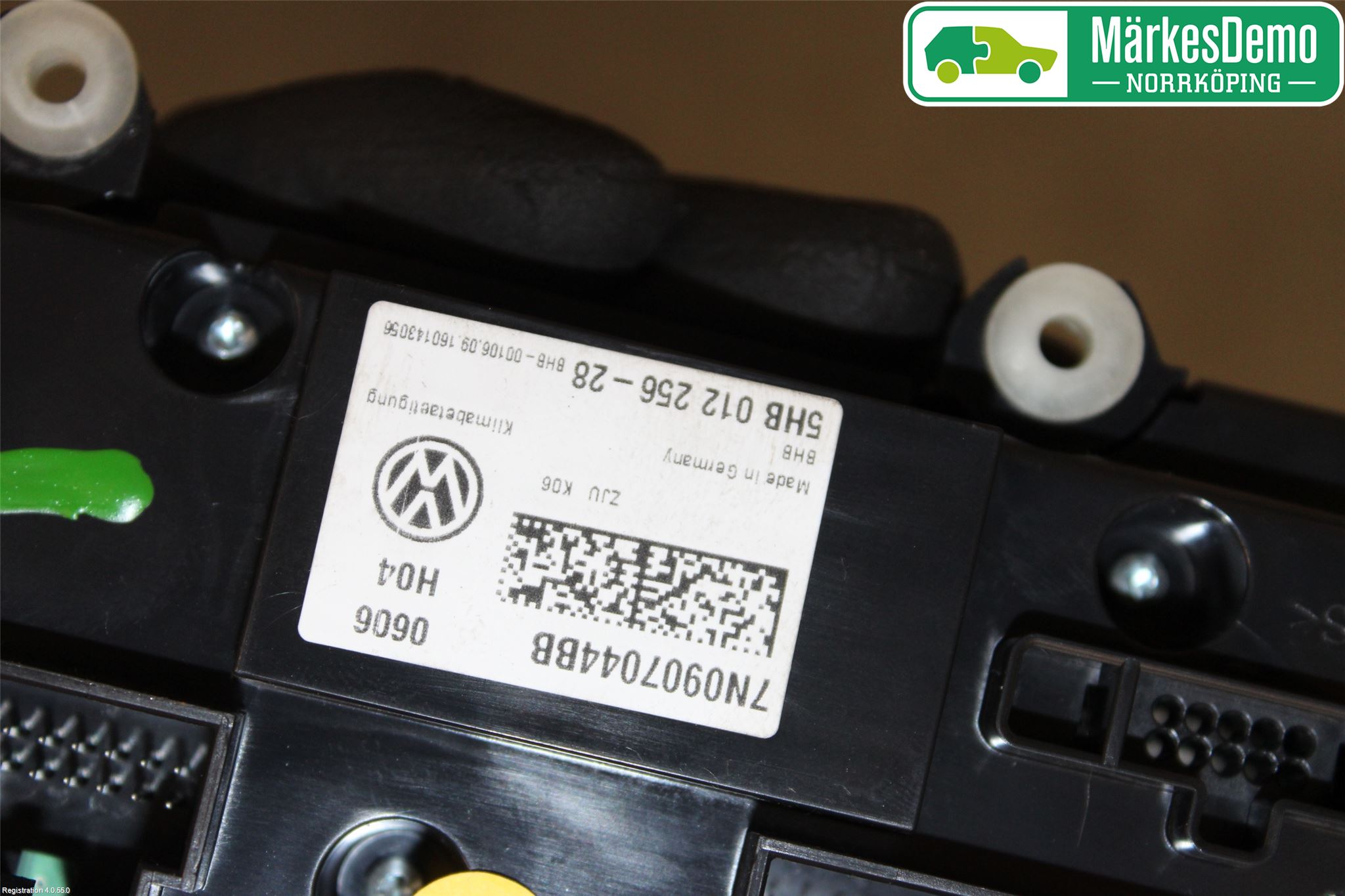 Volkswagen VW SHARAN 11- Varmeapparat Panel(Regulering)