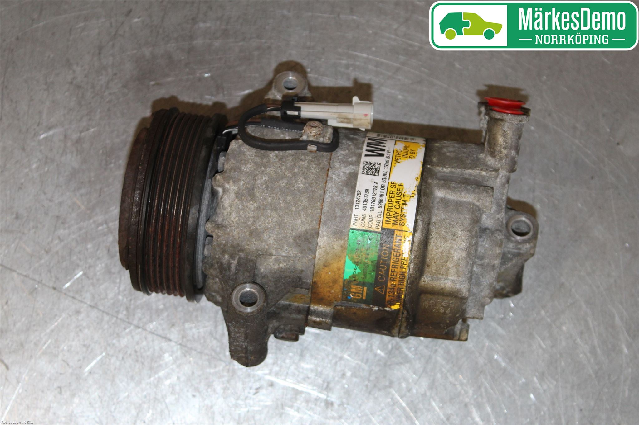 Opel ZAFIRA B 06-14 Varme Ac Kompressor