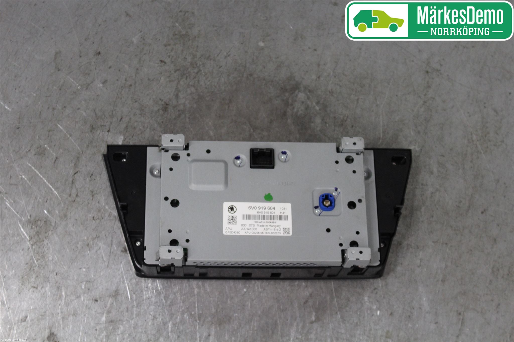 Skoda FABIA 15-21 Multifunktionsdisplay