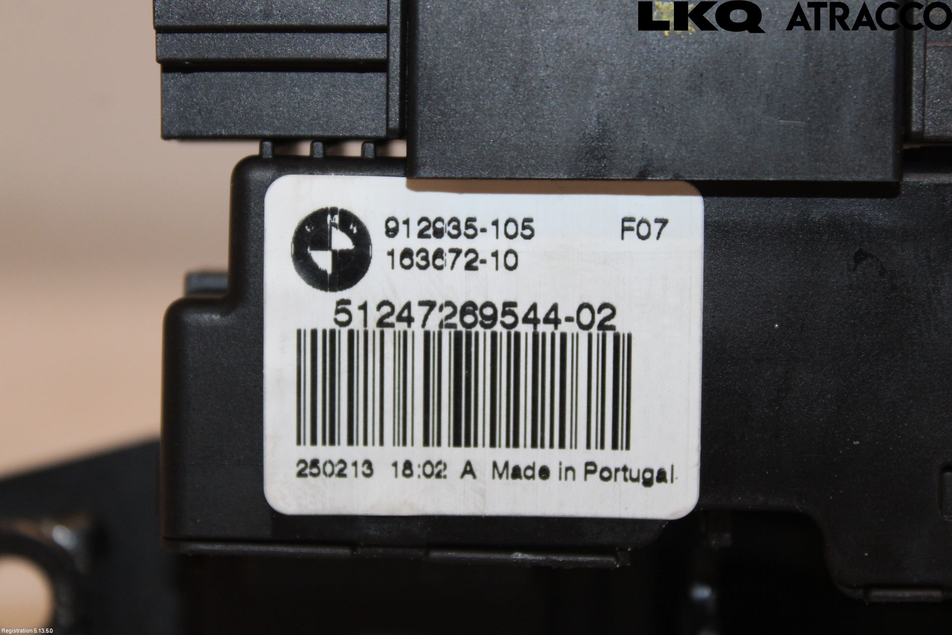 BMW 5 F10/F11/F18 09-17 Bakluke-Lokk Låsekasse
