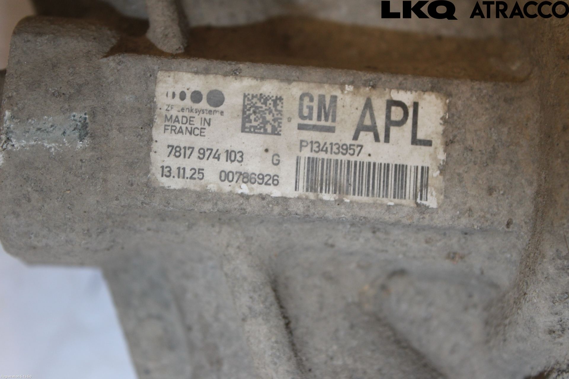 Opel ASTRA J 10-15 Servo Snekke - Tannstang
