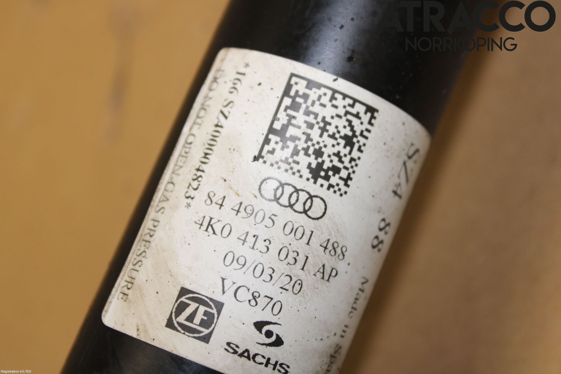 Audi A6 F2/C8 19- Fjærbein Foran Høyre