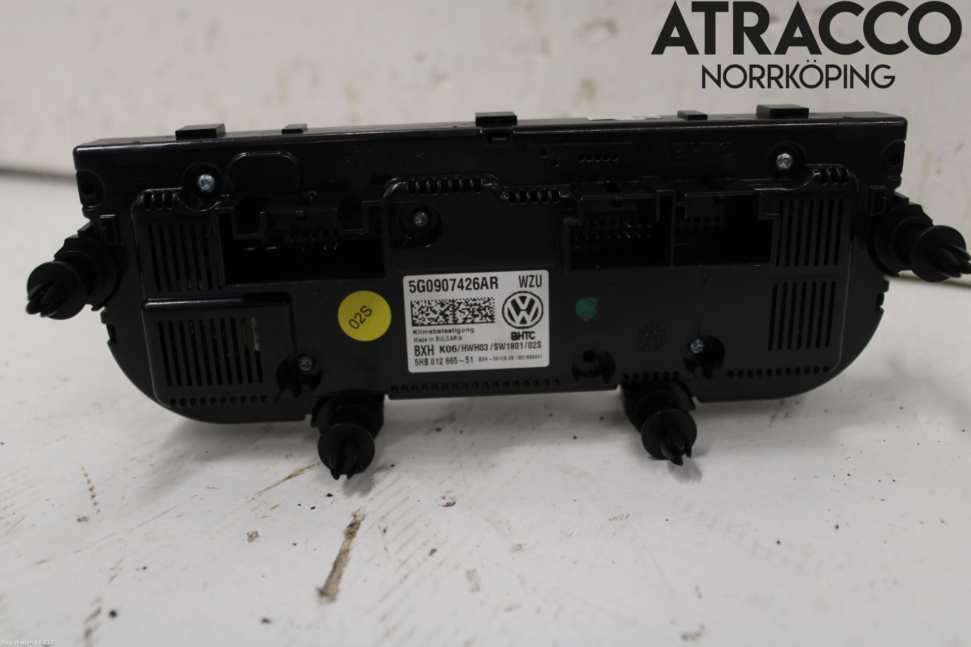 Volkswagen VW GOLF / E-GOLF VII 13-20 Varmeapparat Panel(Regulering)