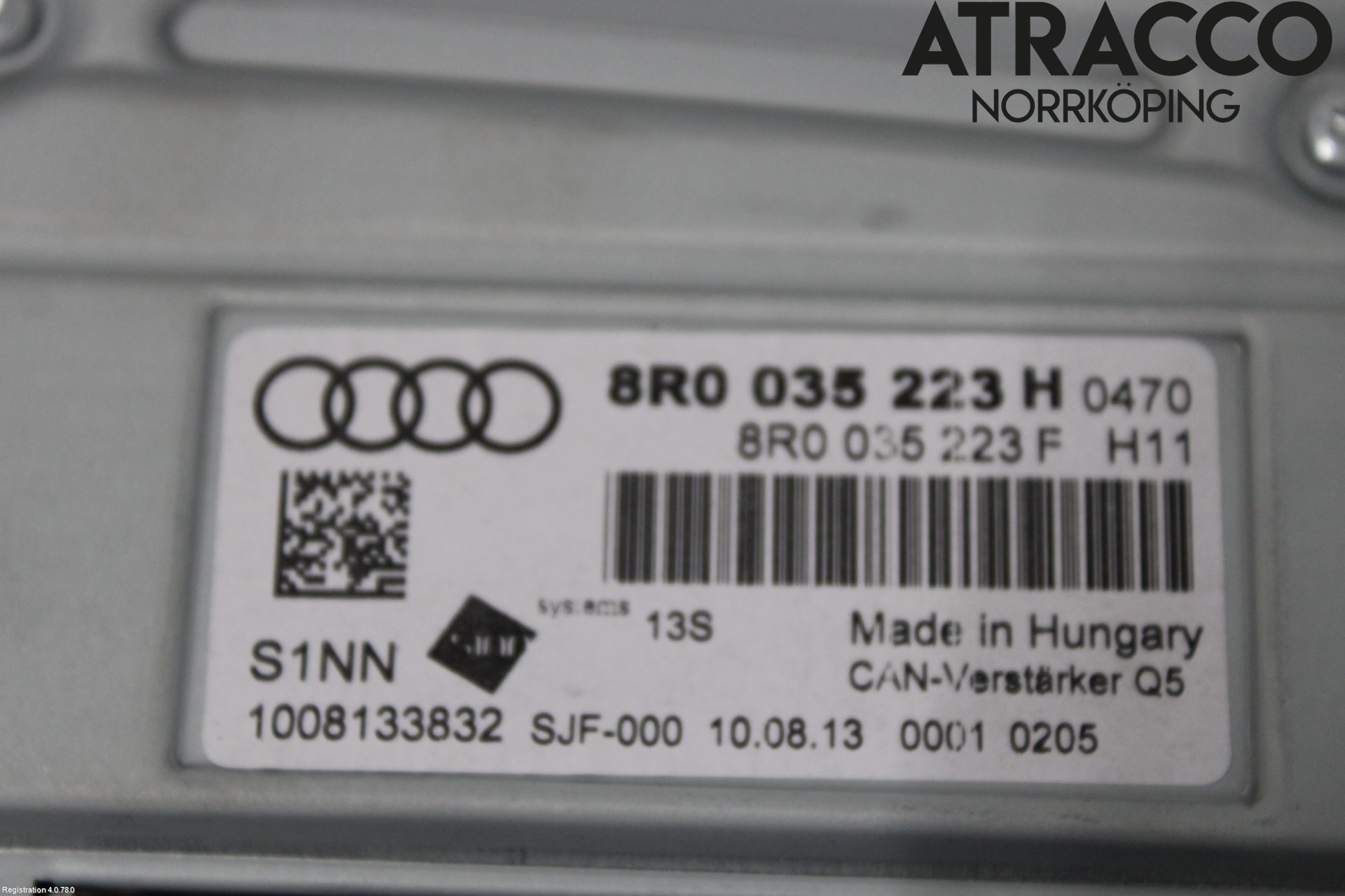 Audi A4 12-15 Stereo Forsterker