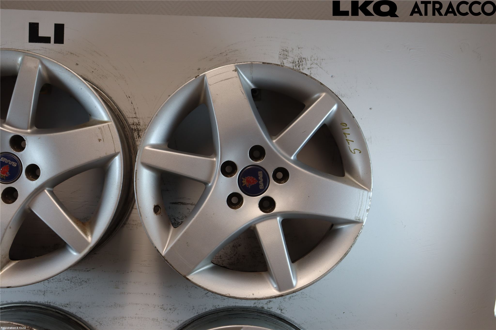 Saab 9-3 VER 2 Felg Aluminium Sett 4Stk